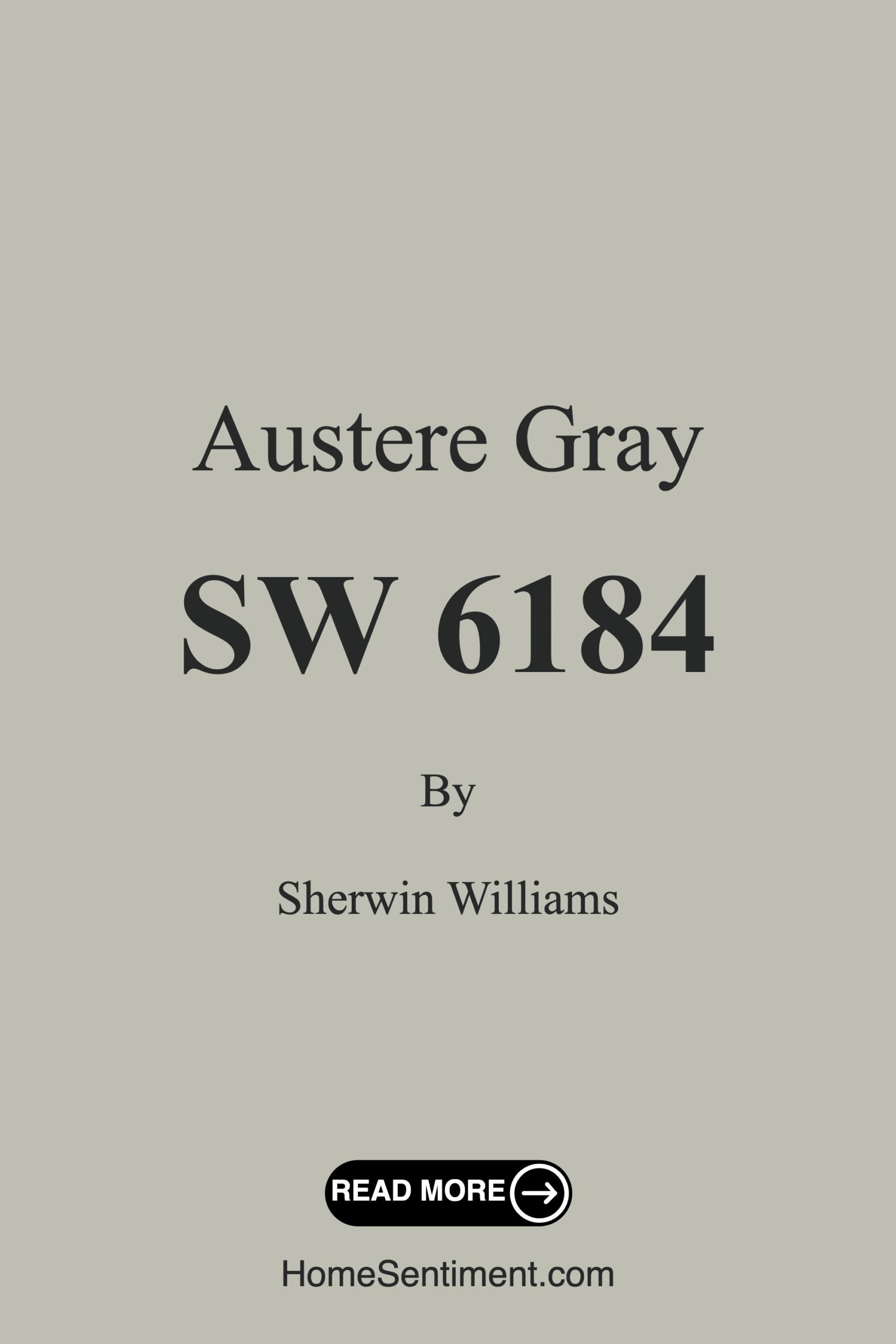 Austere Gray SW 6184 by Sherwin Williams