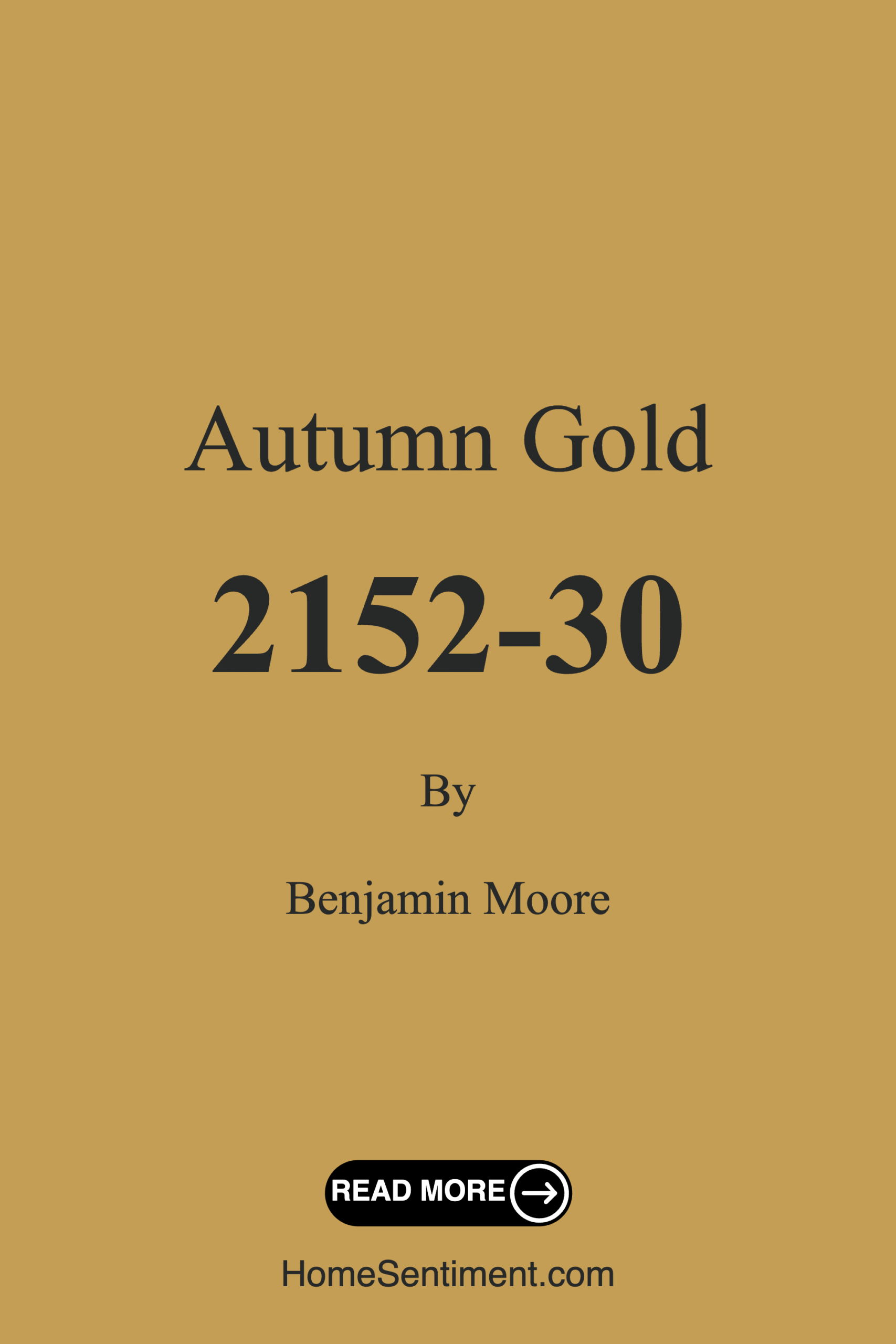 Autumn Gold 2152-30 by Benjamin Moore