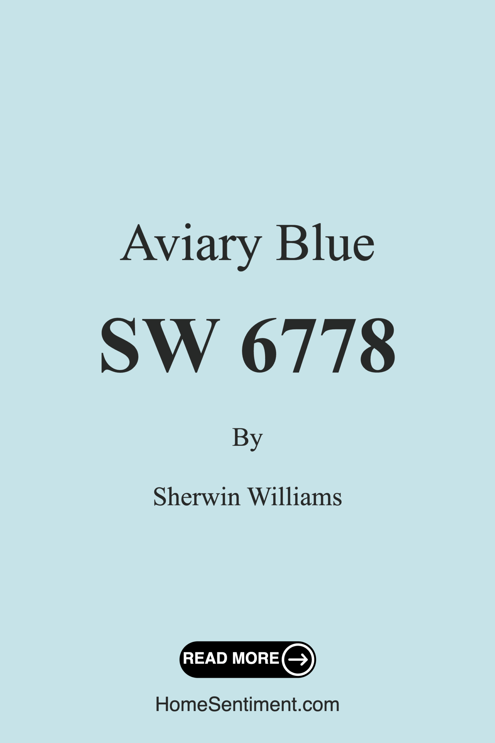 Aviary Blue SW 6778 by Sherwin Williams