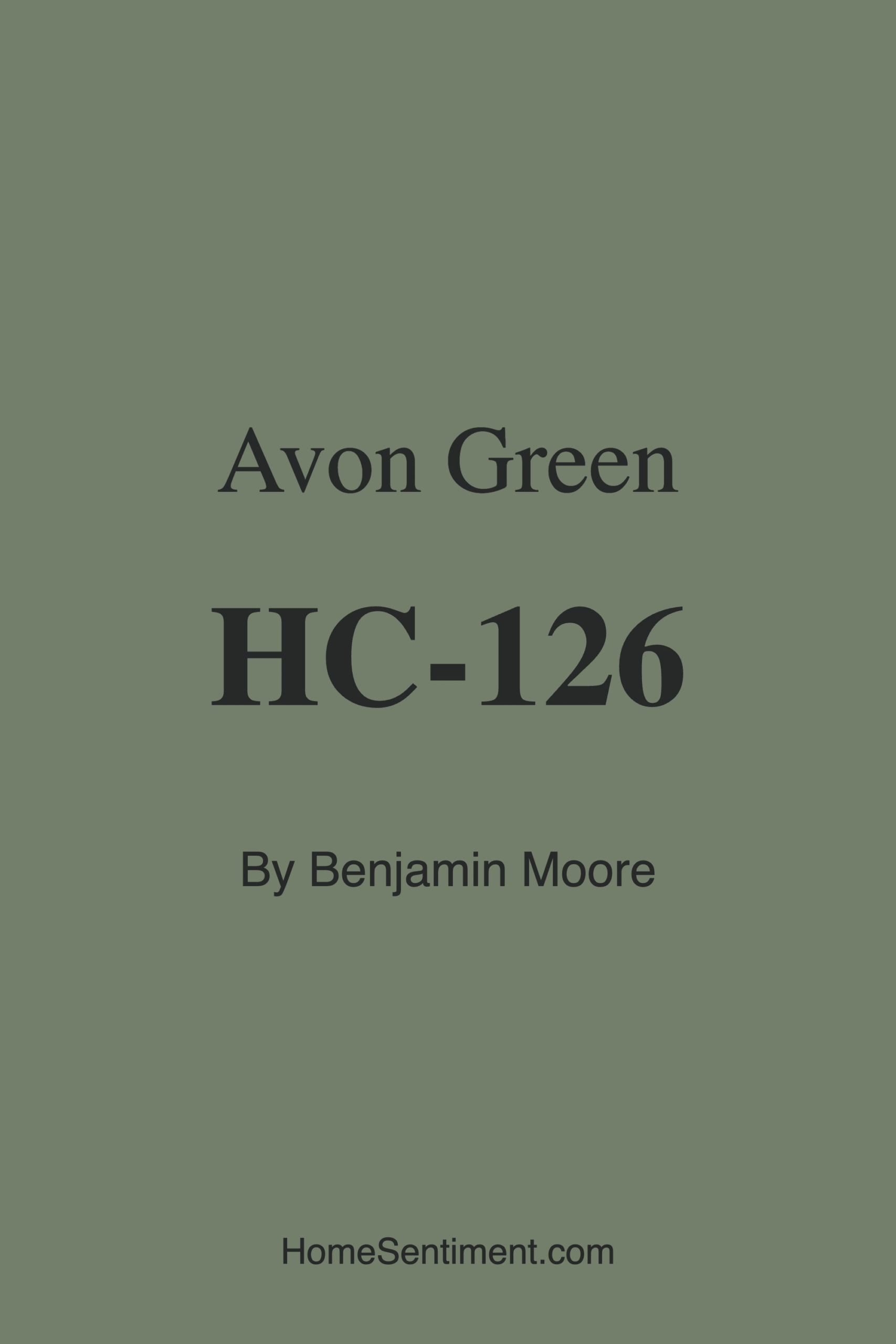 Avon Green HC-126 by Benjamin Moore