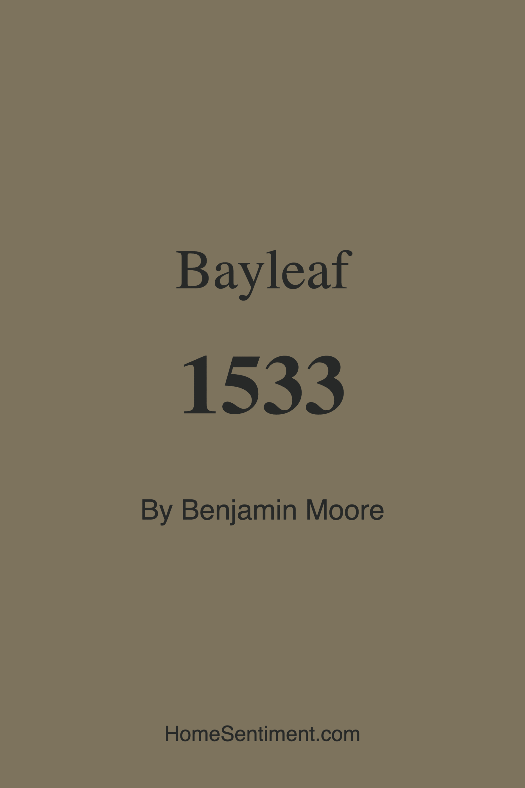 Bayleaf 1533 by Benjamin Moore