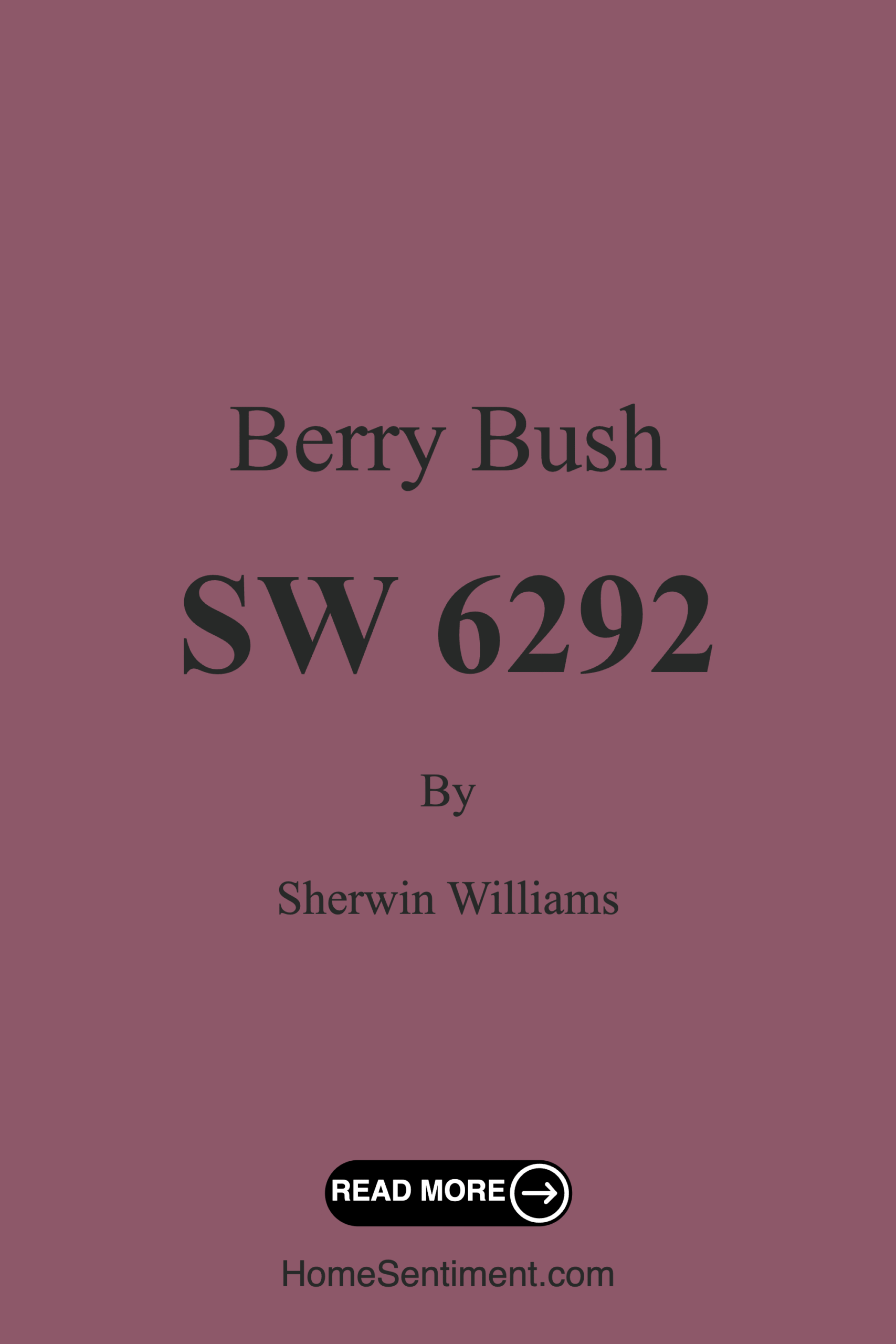 Berry Bush SW 6292 by Sherwin Williams