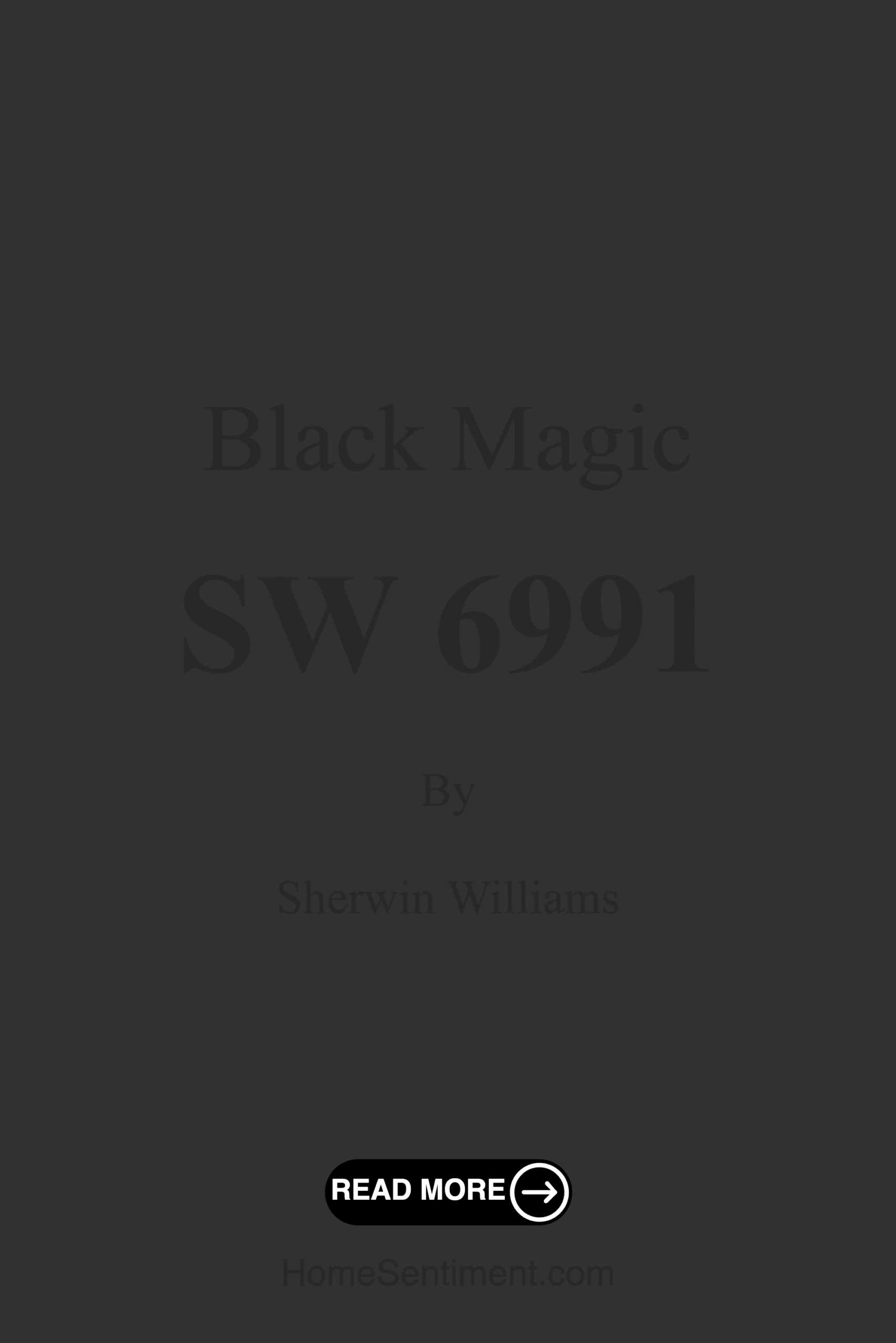 Black Magic SW 6991 by Sherwin Williams