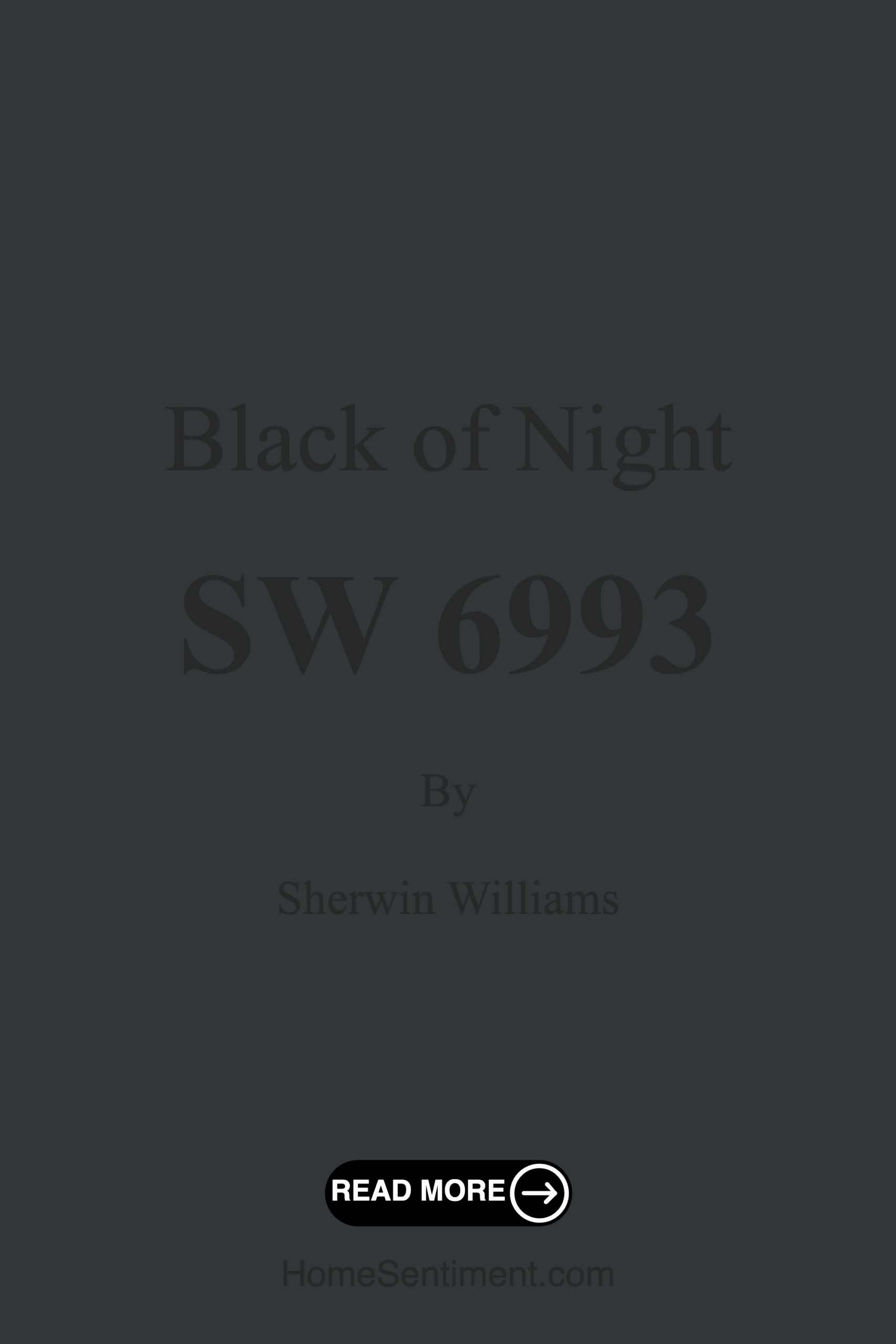 Black of Night SW 6993 by Sherwin Williams