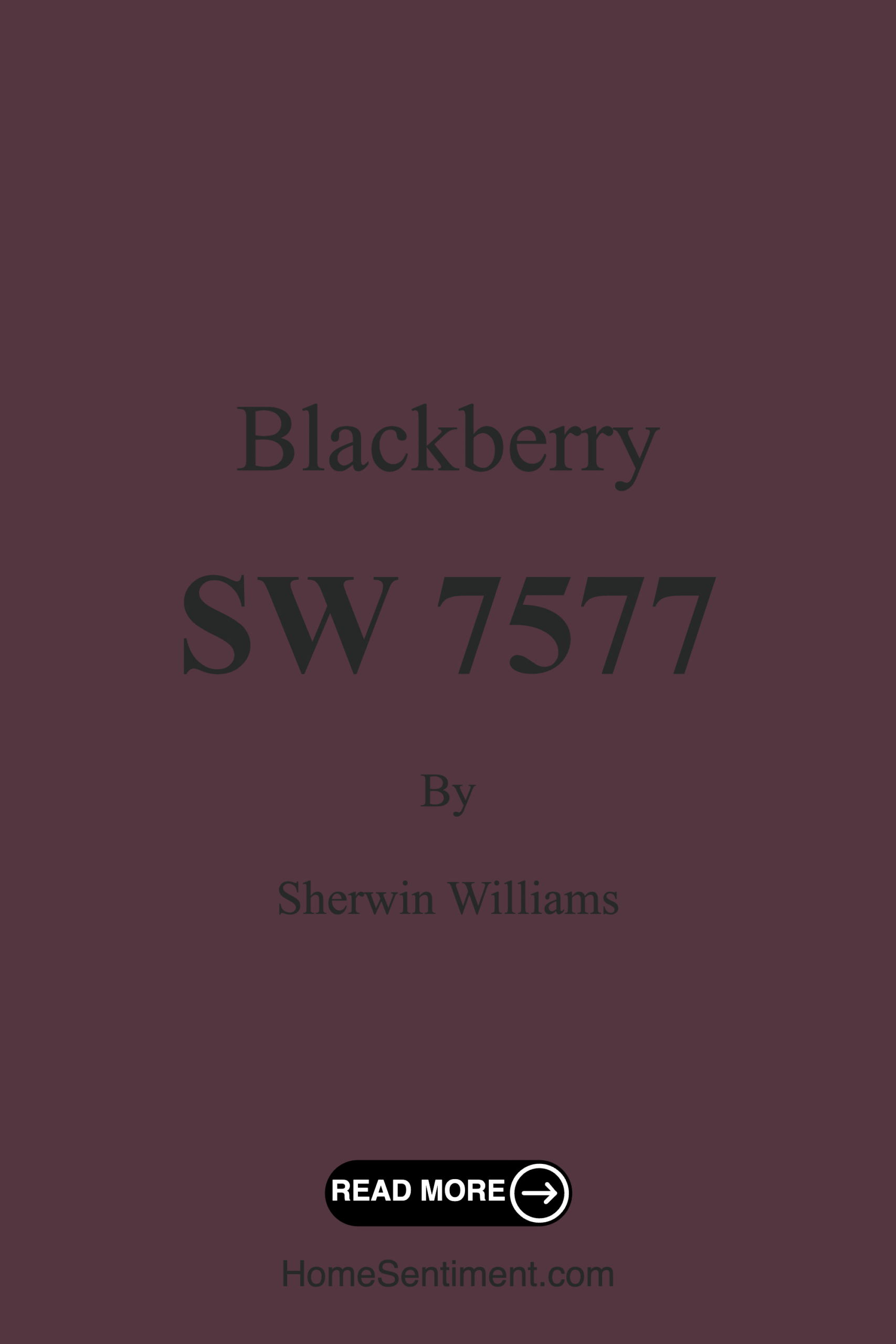 Blackberry SW 7577 by Sherwin Williams