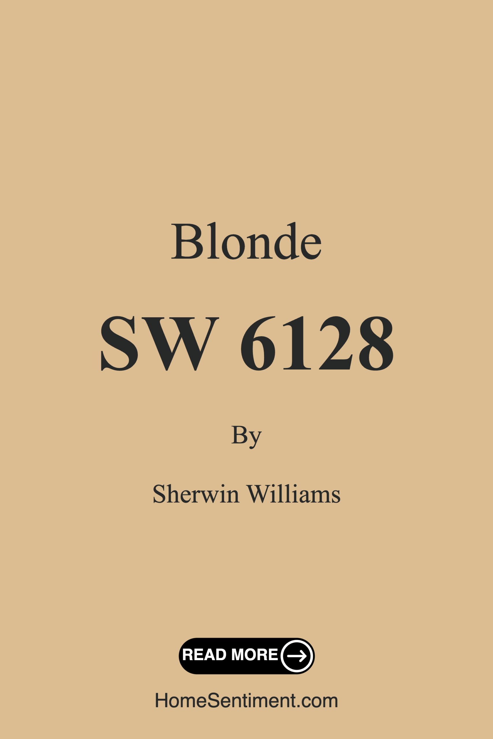 Blonde SW 6128 by Sherwin Williams
