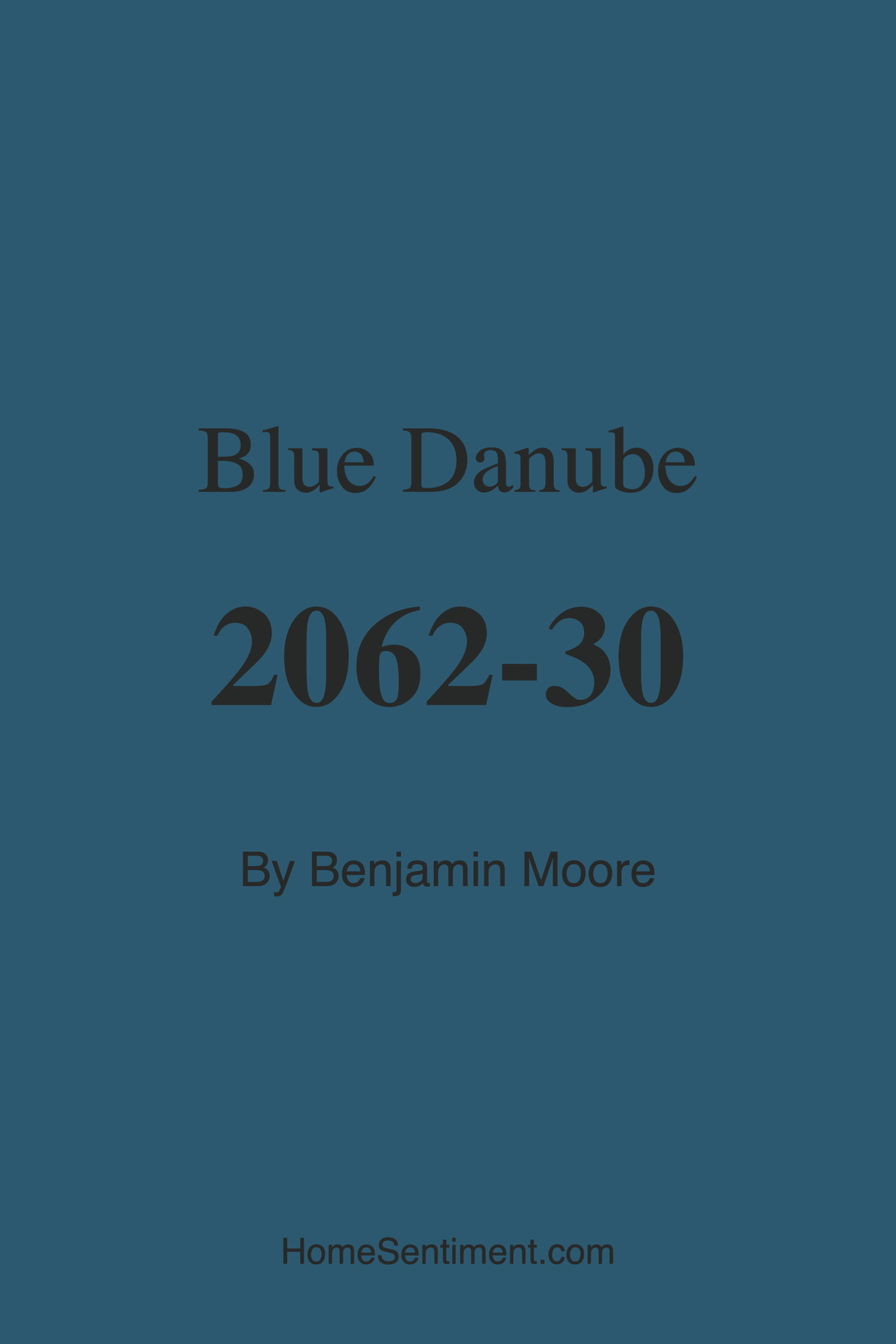 Blue Danube 2062-30 by Benjamin Moore