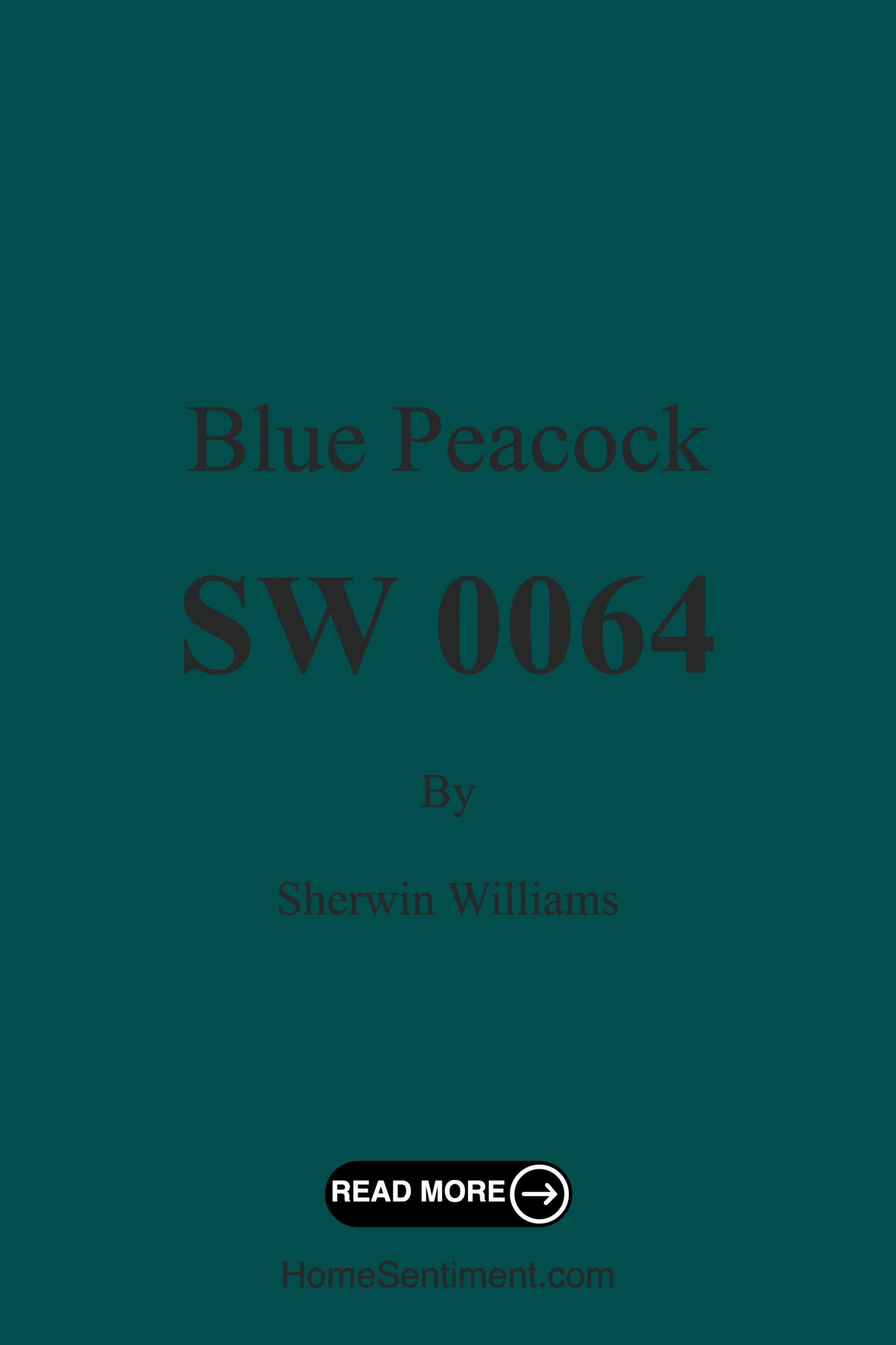 Blue Peacock SW 0064 by Sherwin Williams
