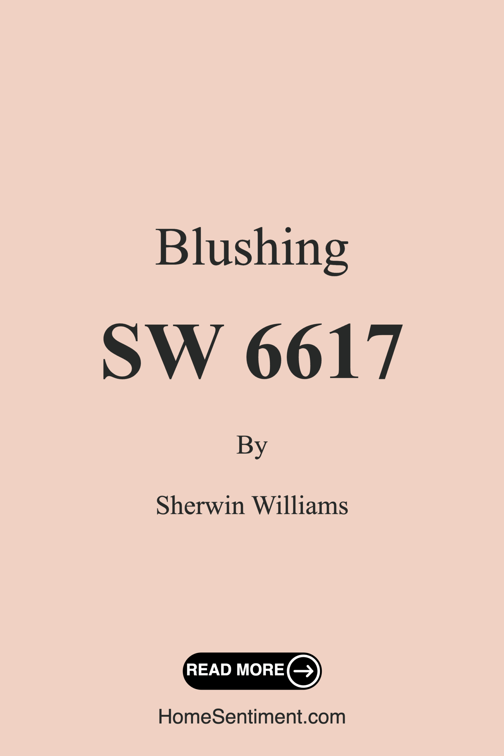 Blushing SW 6617 by Sherwin Williams
