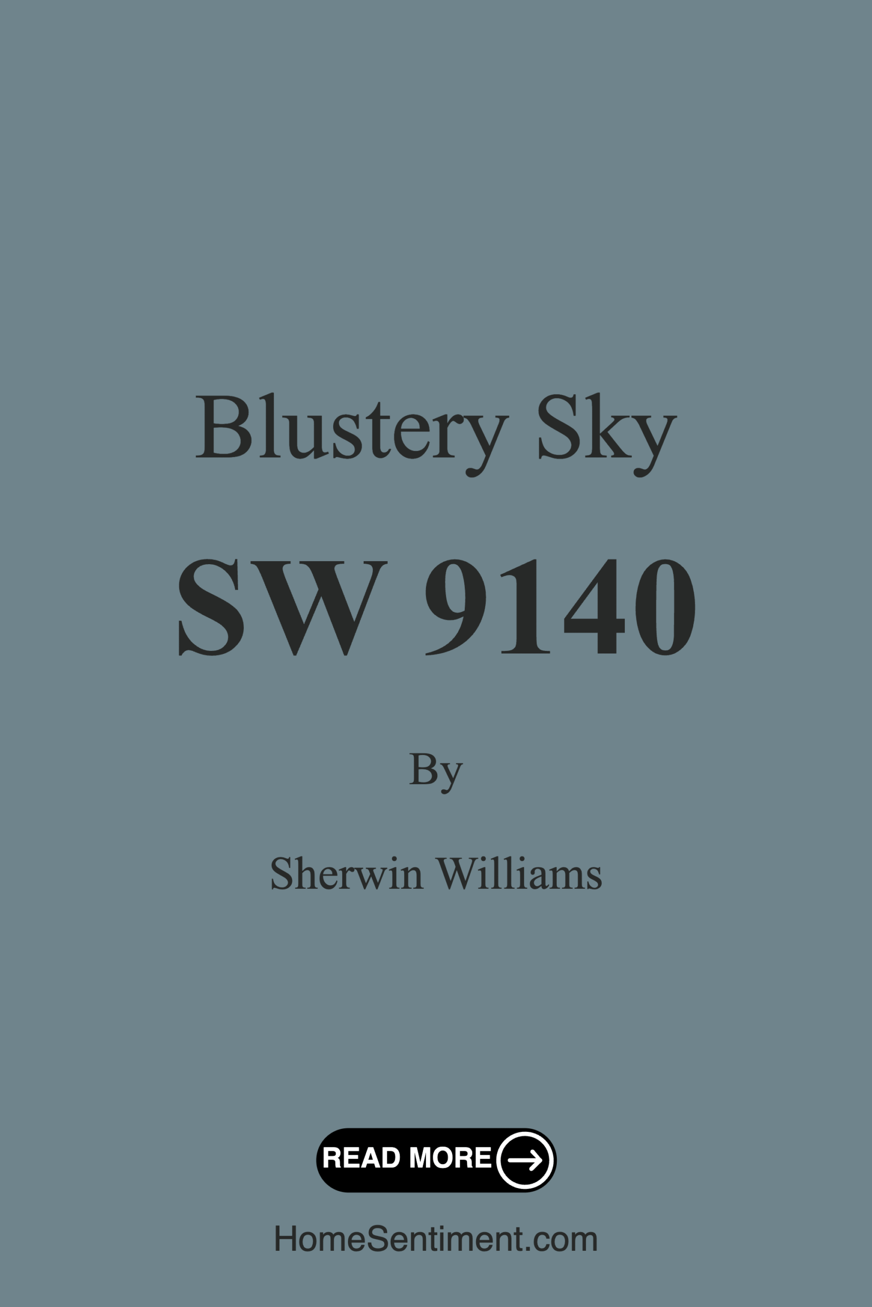 Blustery Sky SW 9140 by Sherwin Williams