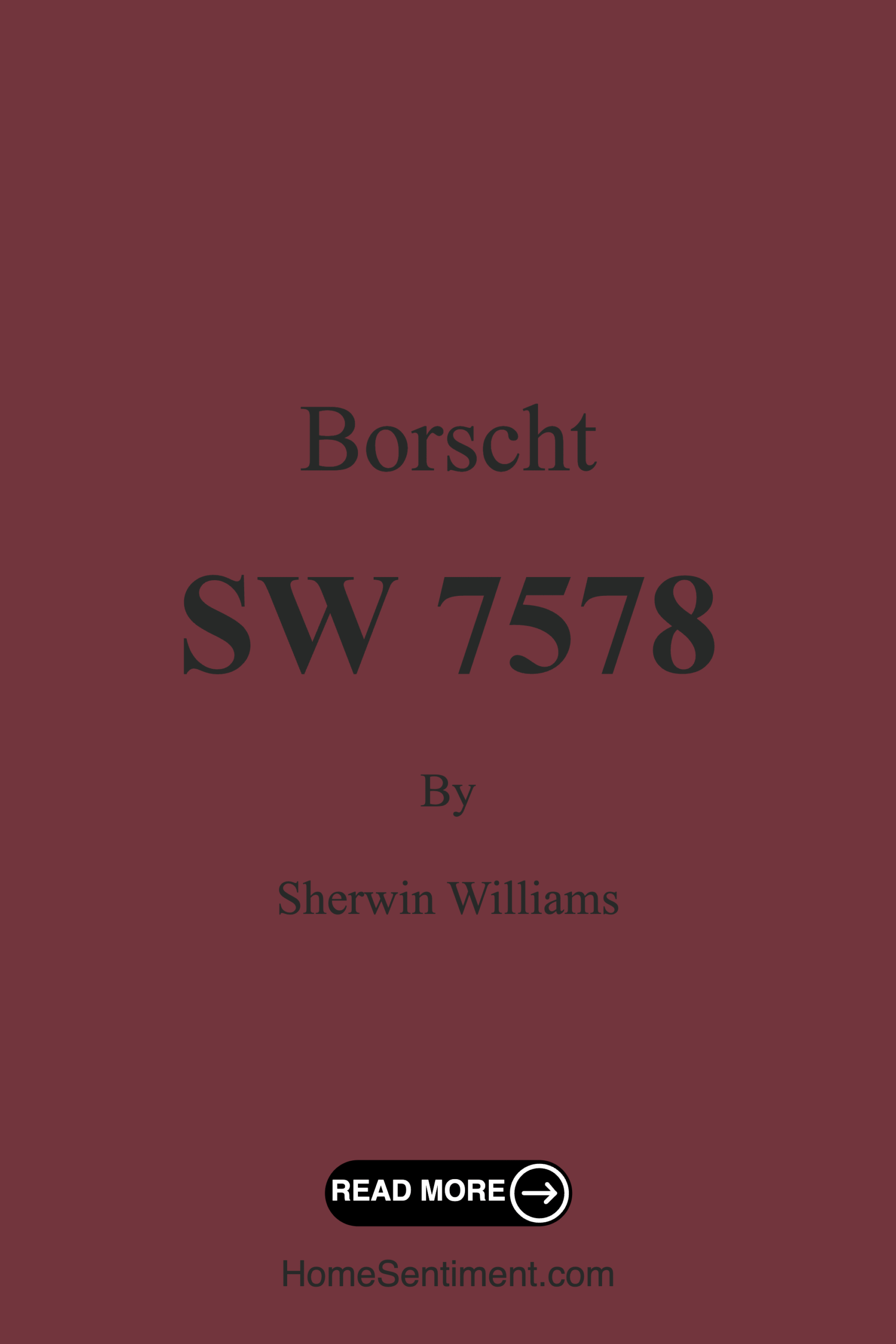 Borscht SW 7578 by Sherwin Williams