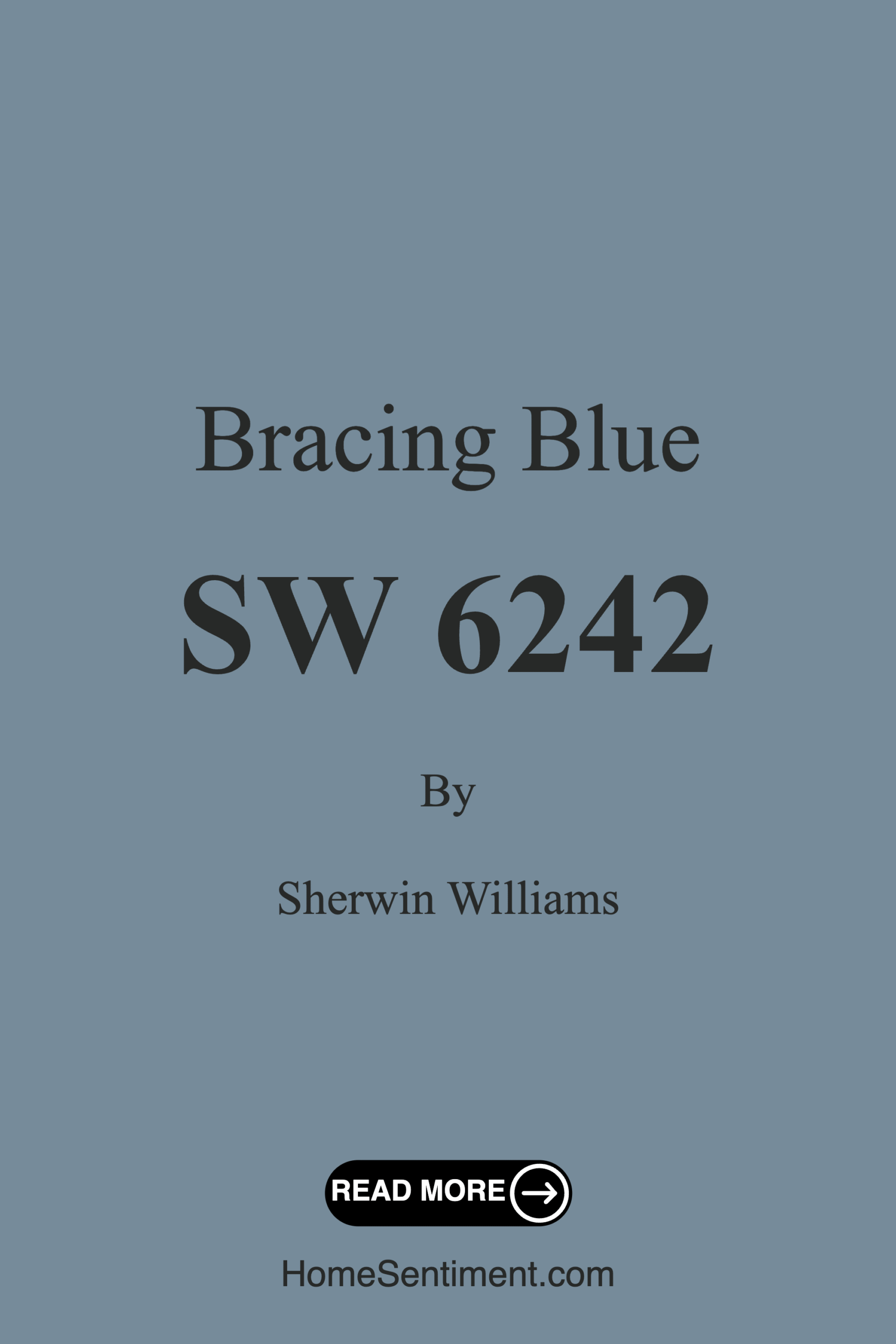 Bracing Blue SW 6242 by Sherwin Williams