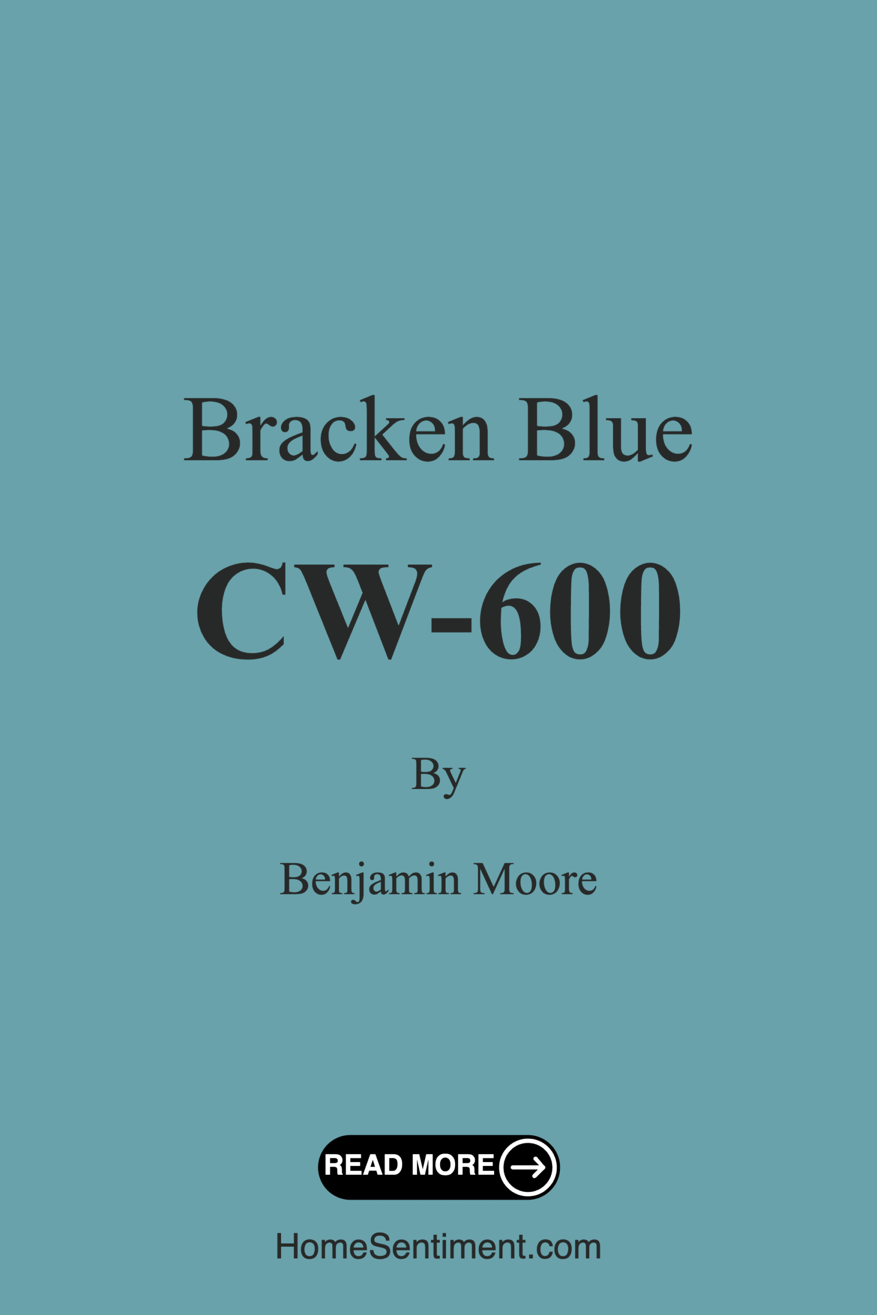 Bracken Blue CW-600 by Benjamin Moore