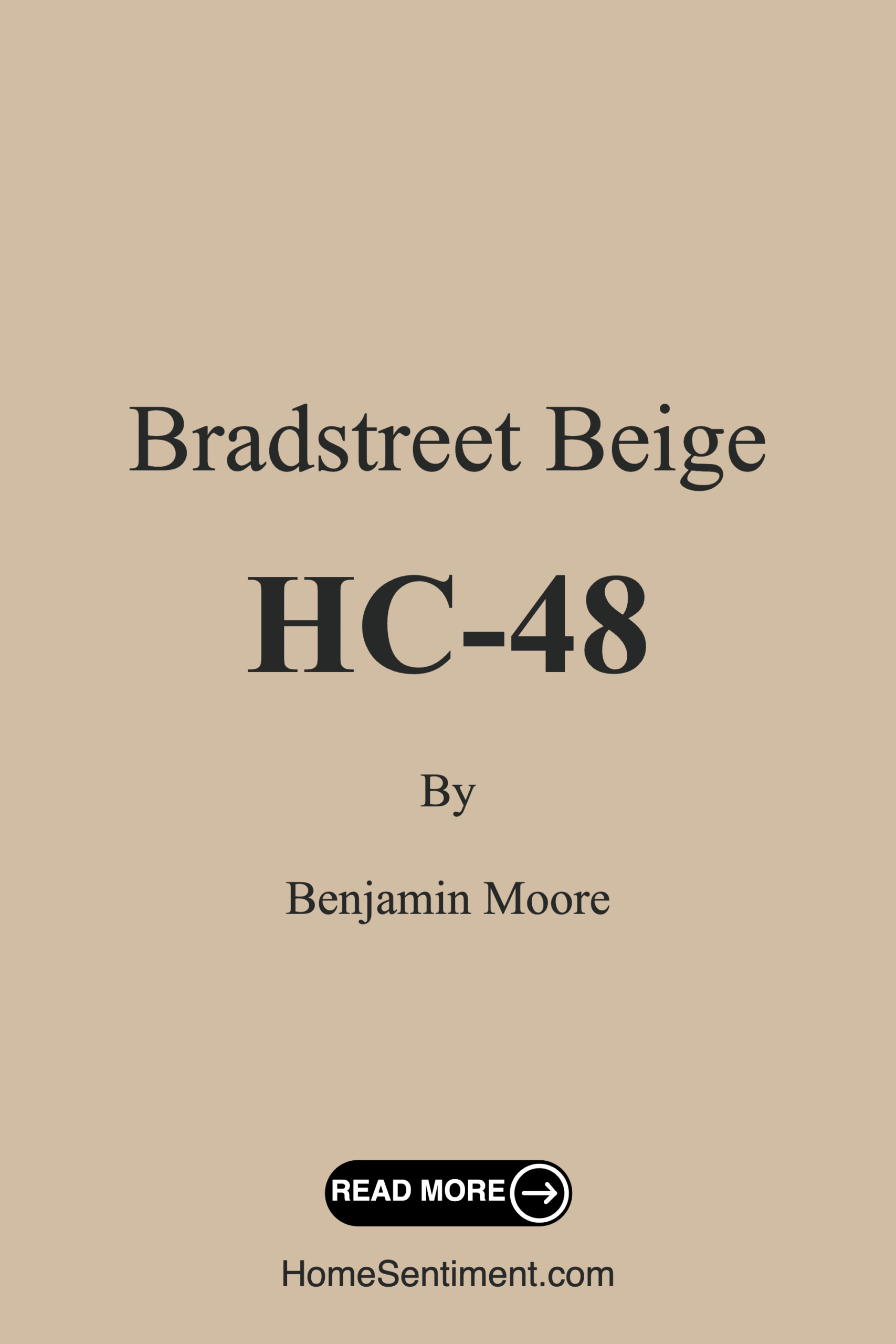 Bradstreet Beige HC-48 by Benjamin Moore