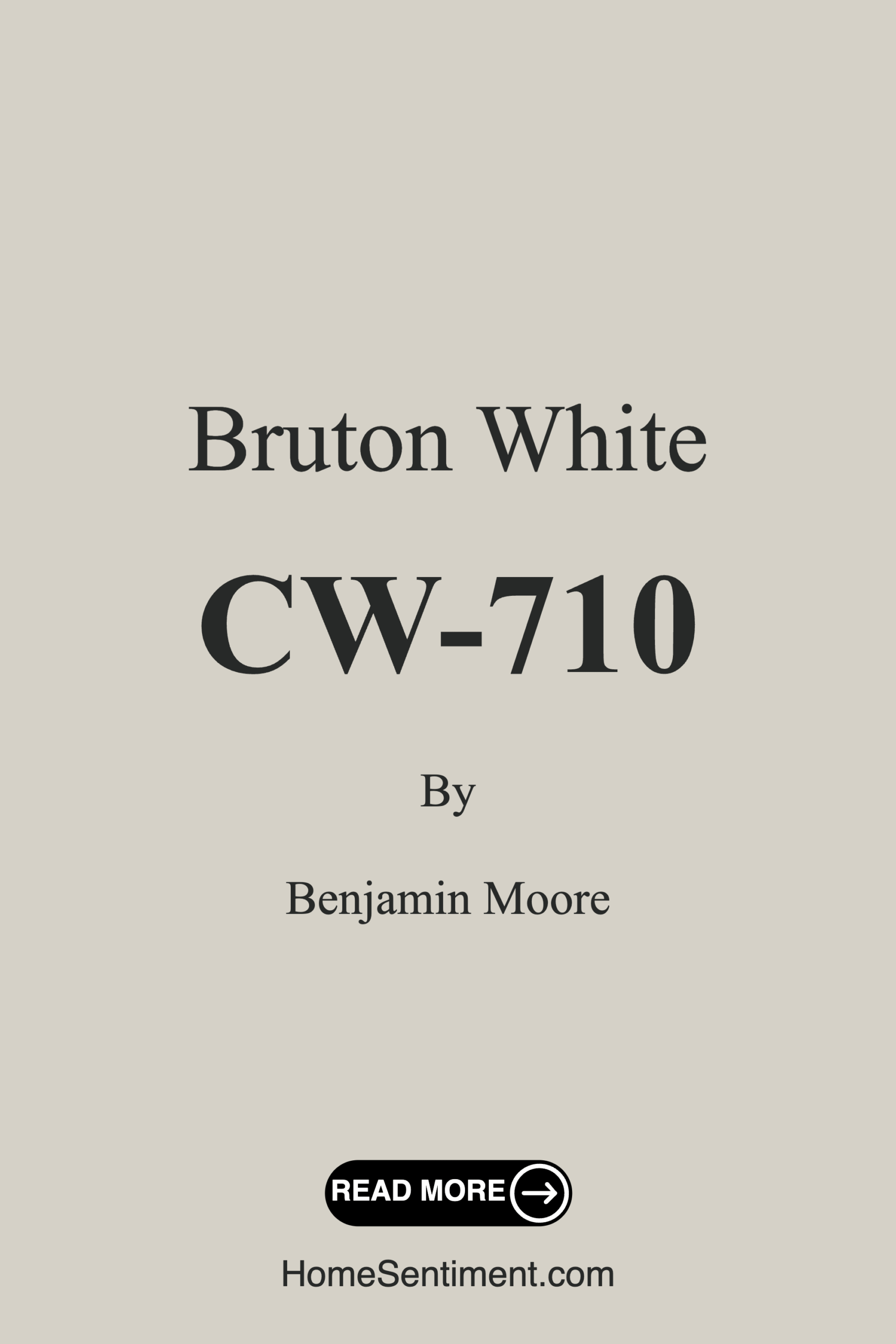 Bruton White CW-710 by Benjamin Moore