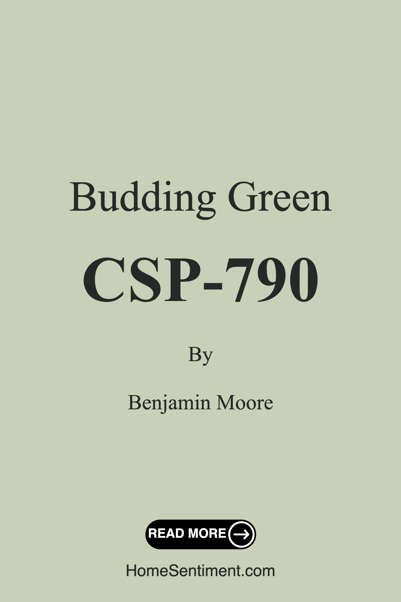 Budding Green CSP-790 by Benjamin Moore