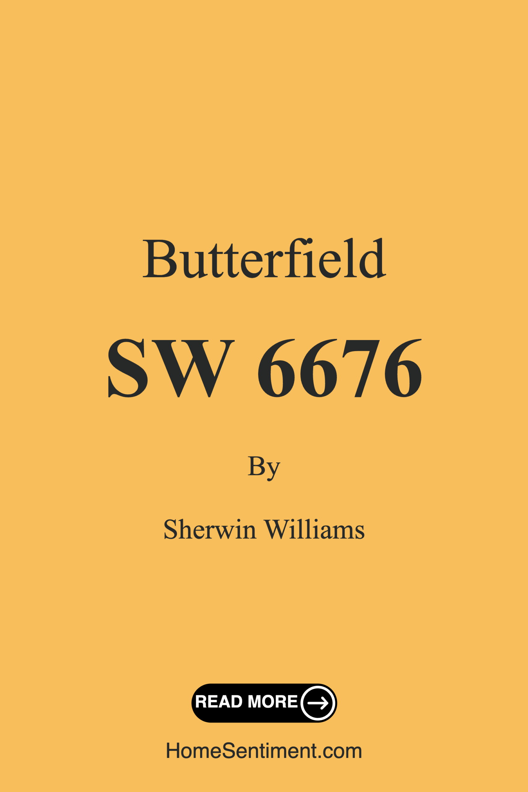Butterfield SW 6676 by Sherwin Williams