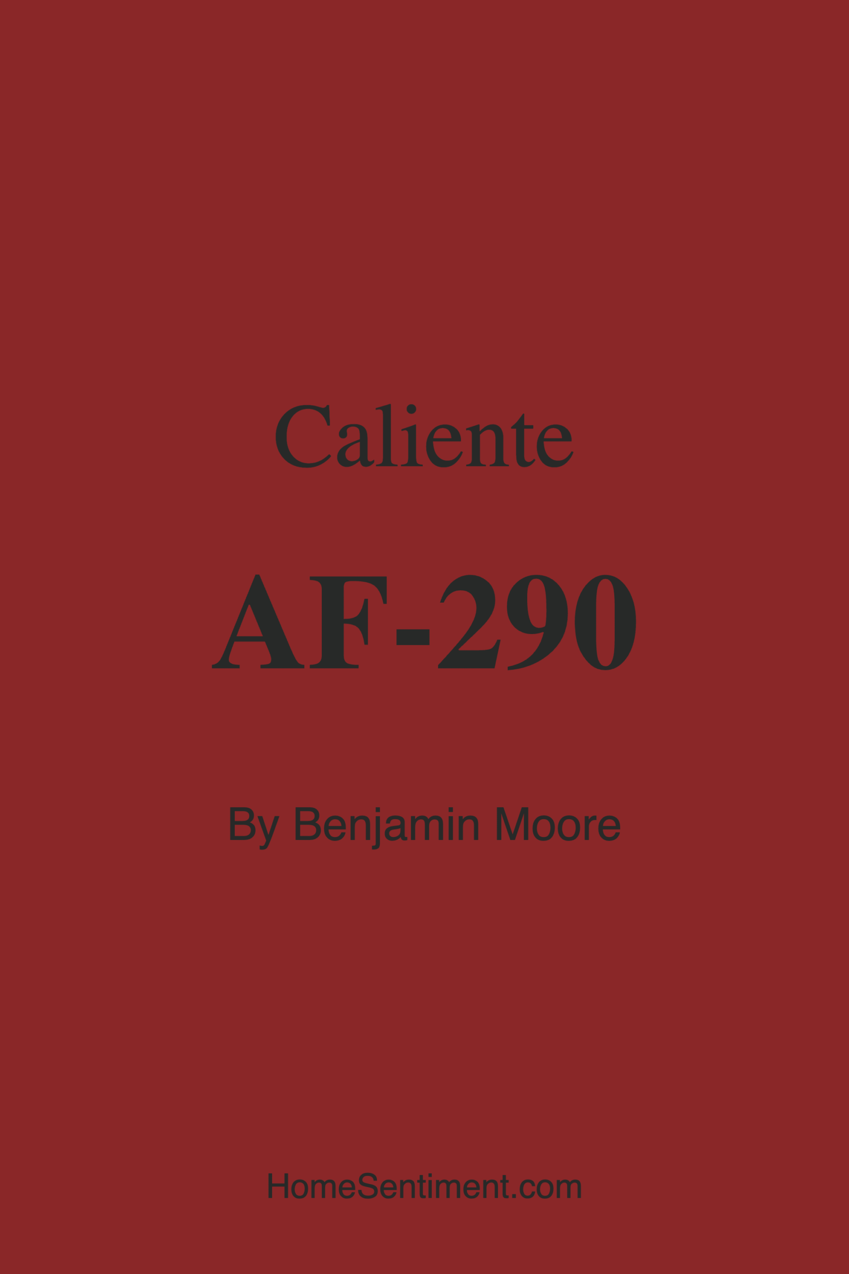 Caliente AF-290 by Benjamin Moore