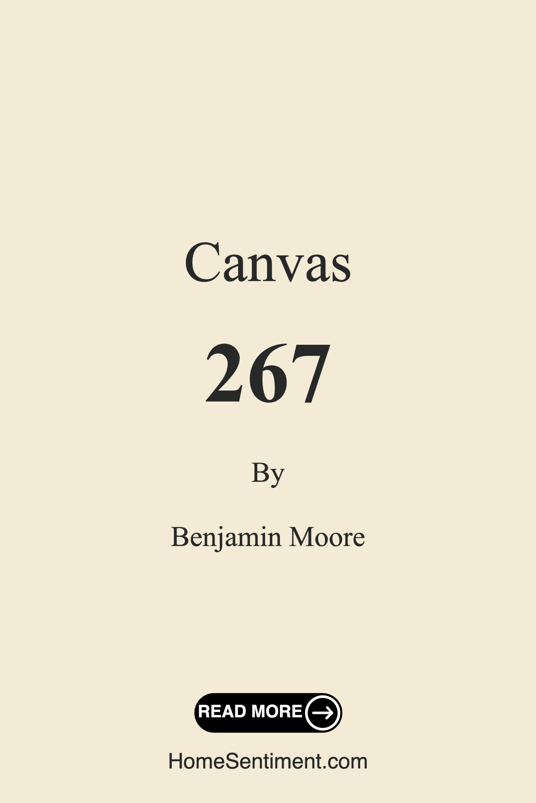 Canvas 267 by Benjamin Moore