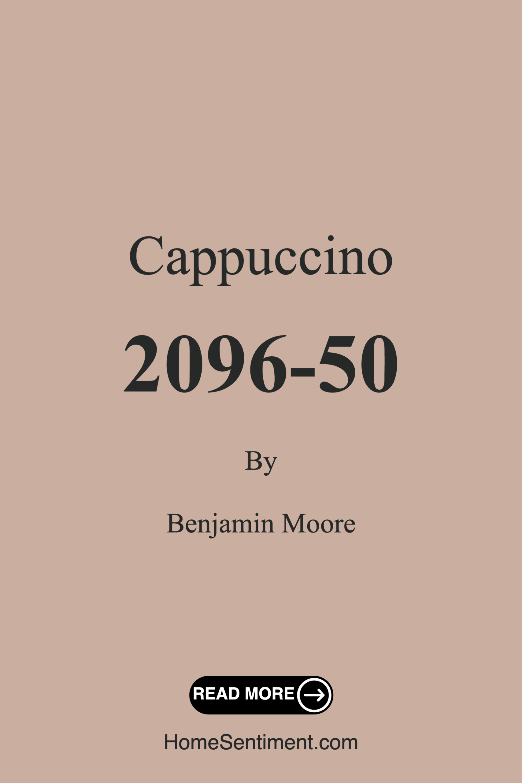 Cappuccino 2096-50 by Benjamin Moore
