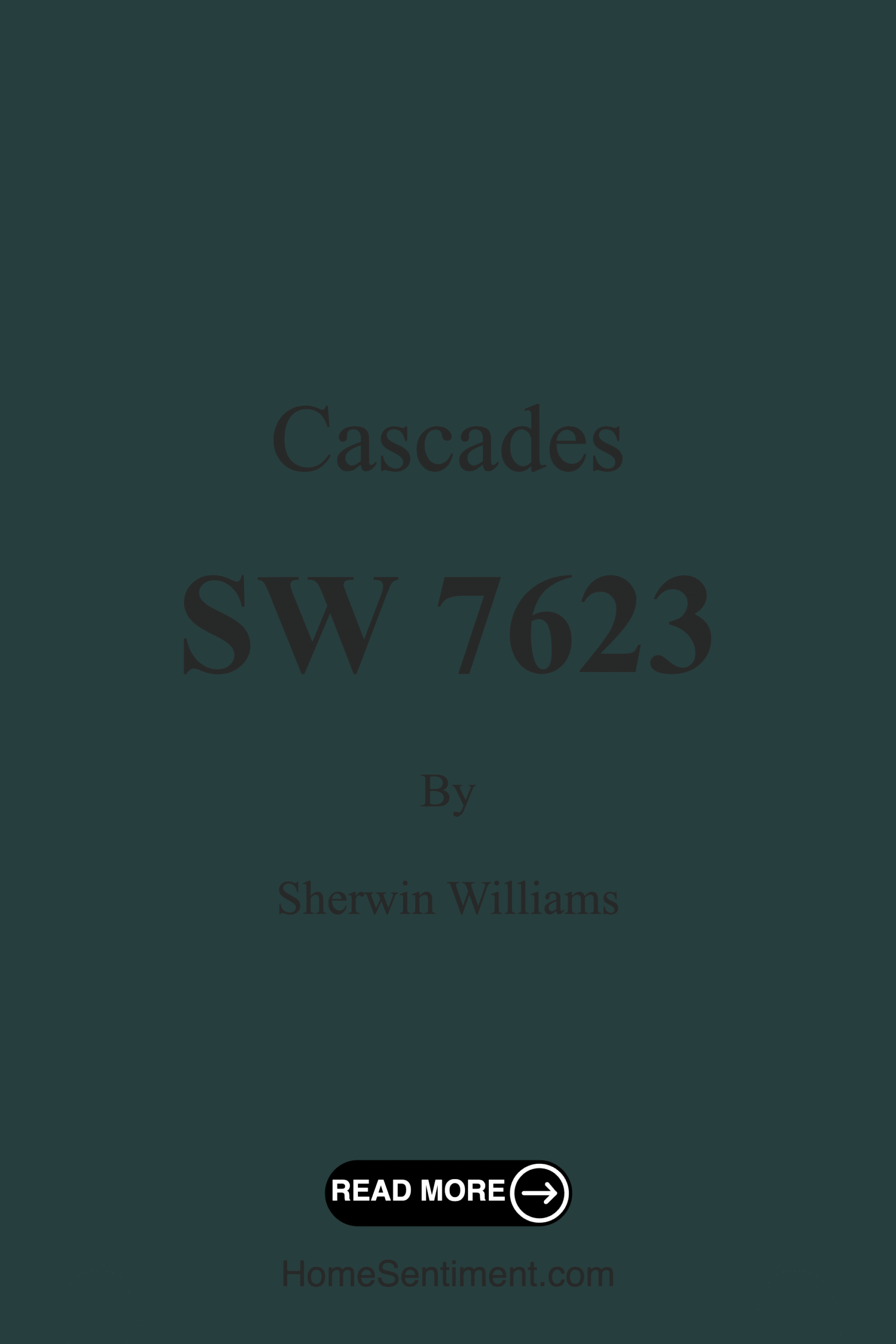 Cascades SW 7623 by Sherwin Williams