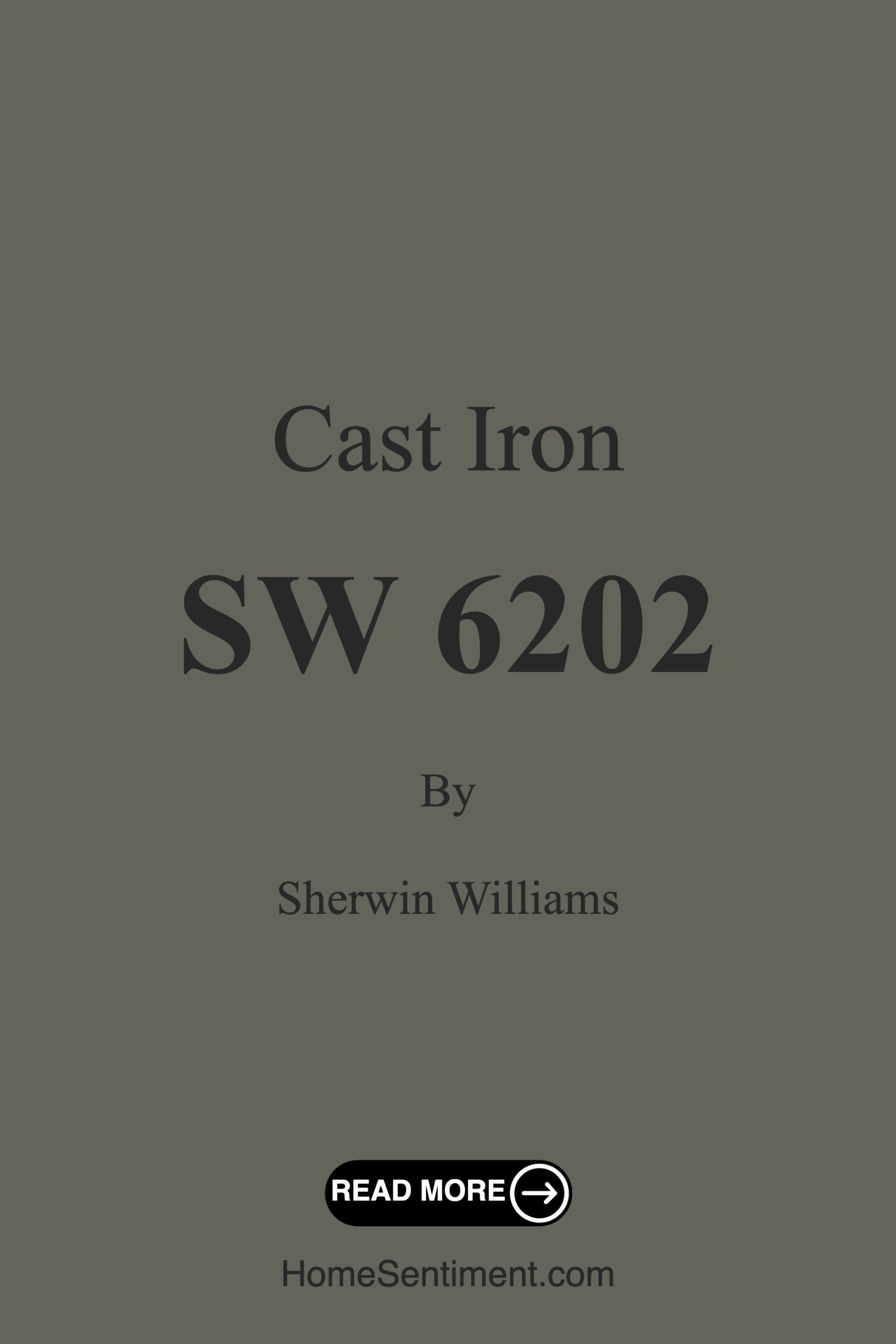 Cast Iron SW 6202 by Sherwin Williams