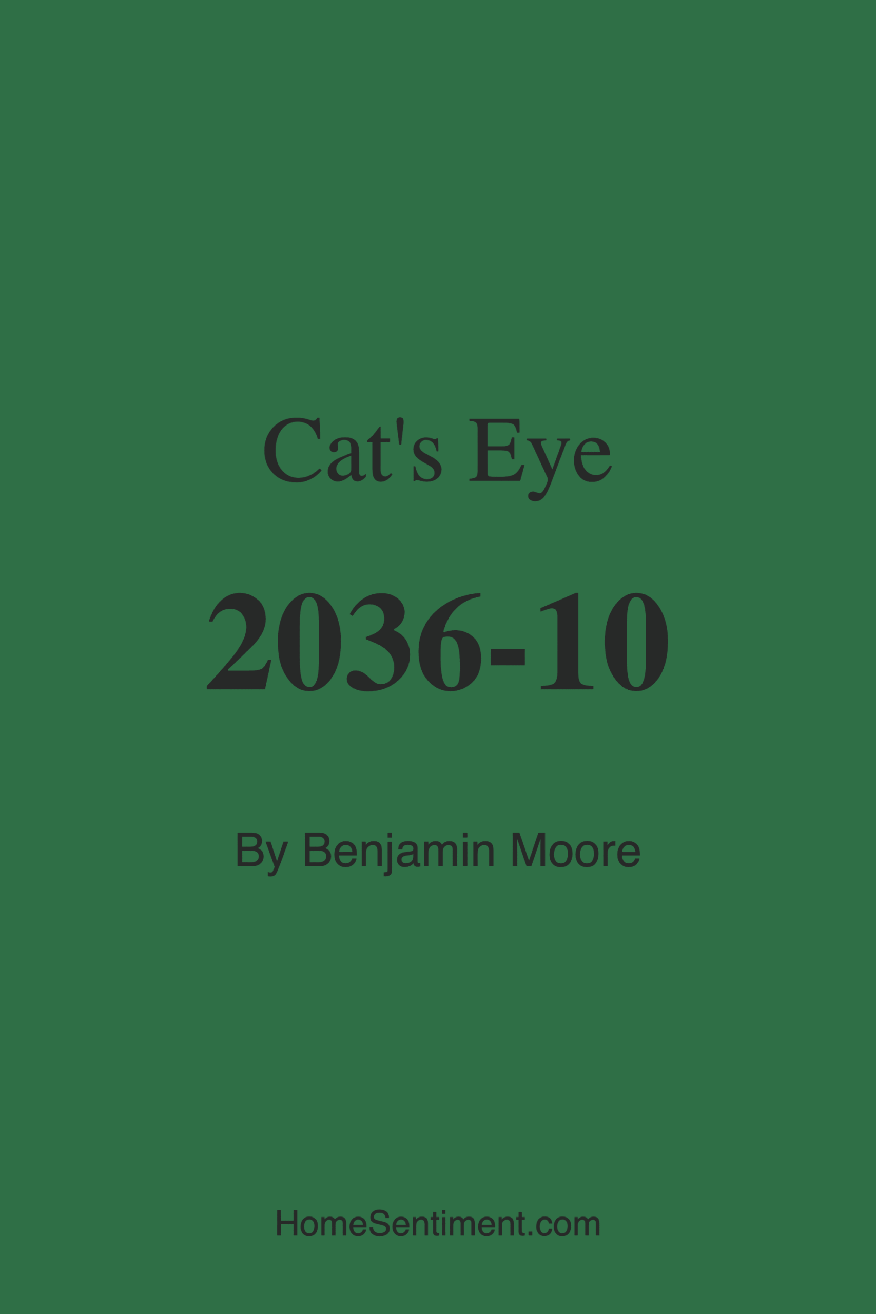 Cat’s Eye 2036-10 by Benjamin Moore