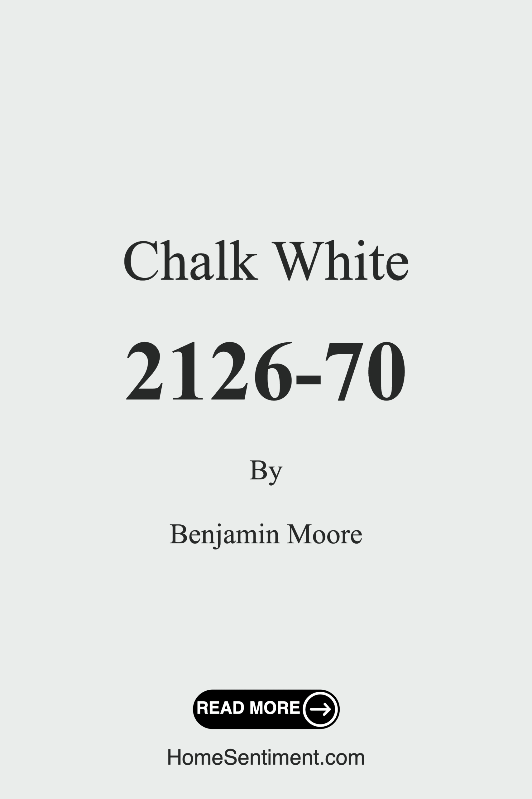 Chalk White 2126-70 by Benjamin Moore