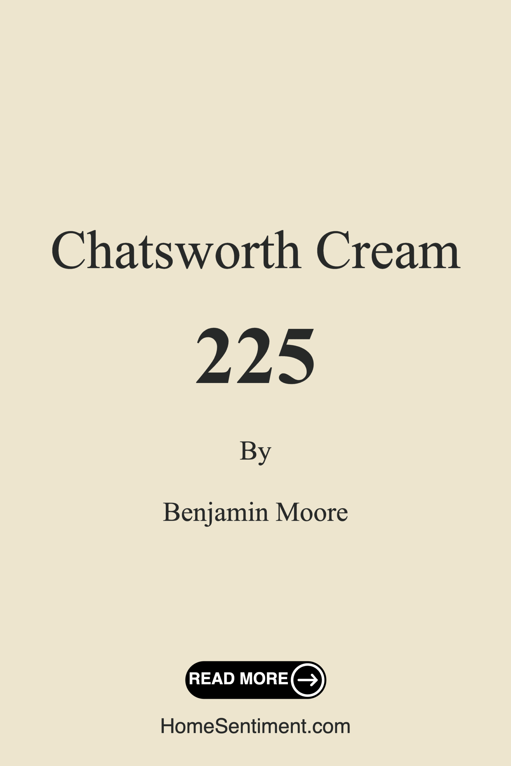Chatsworth Cream 225 by Benjamin Moore
