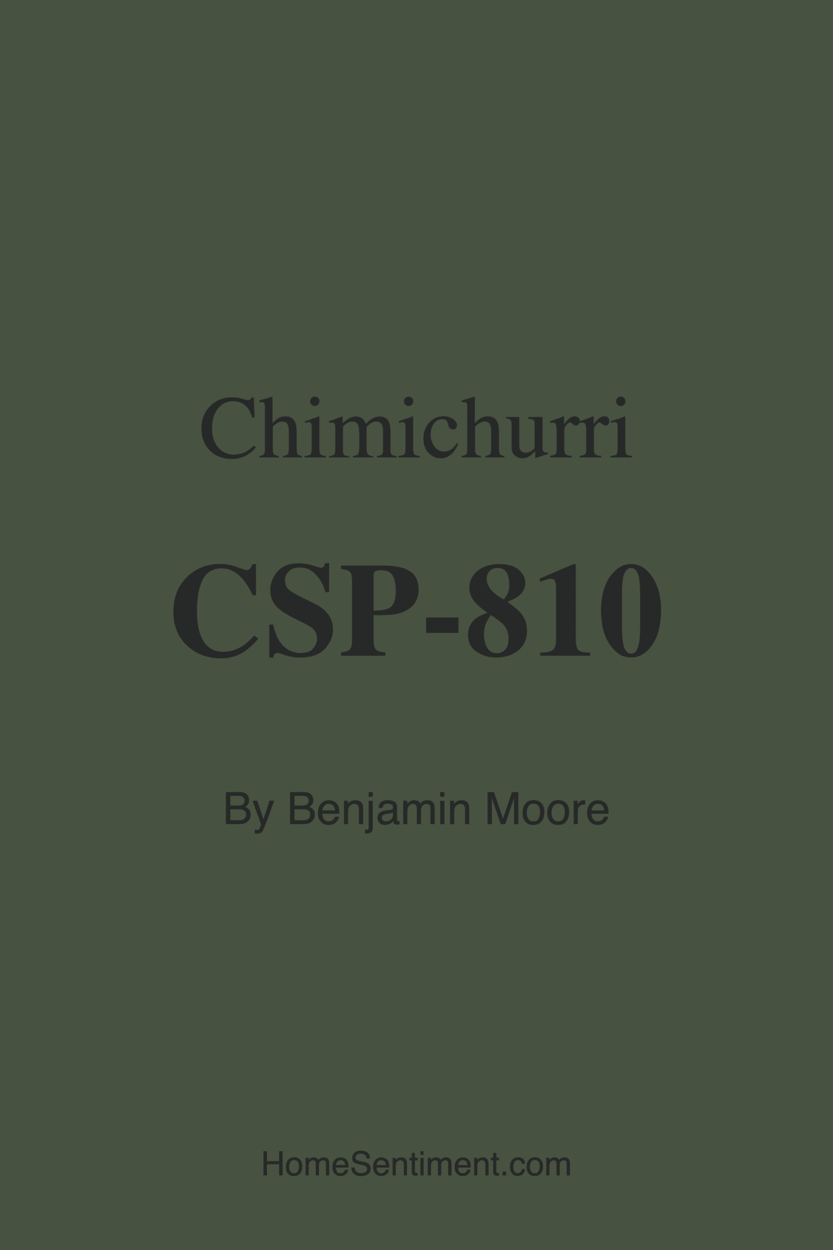 Chimichurri CSP-810 by Benjamin Moore