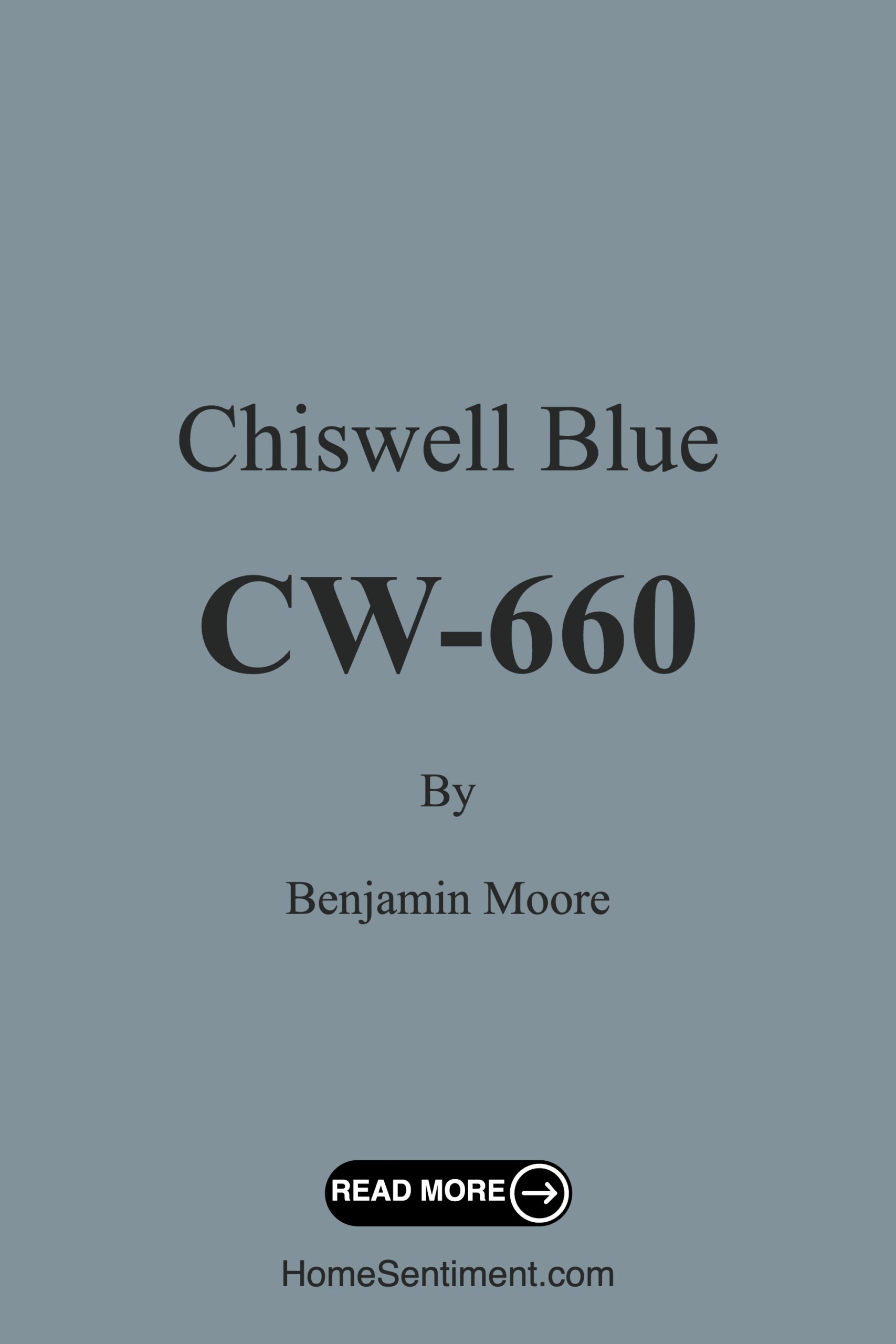 Chiswell Blue CW-660 by Benjamin Moore