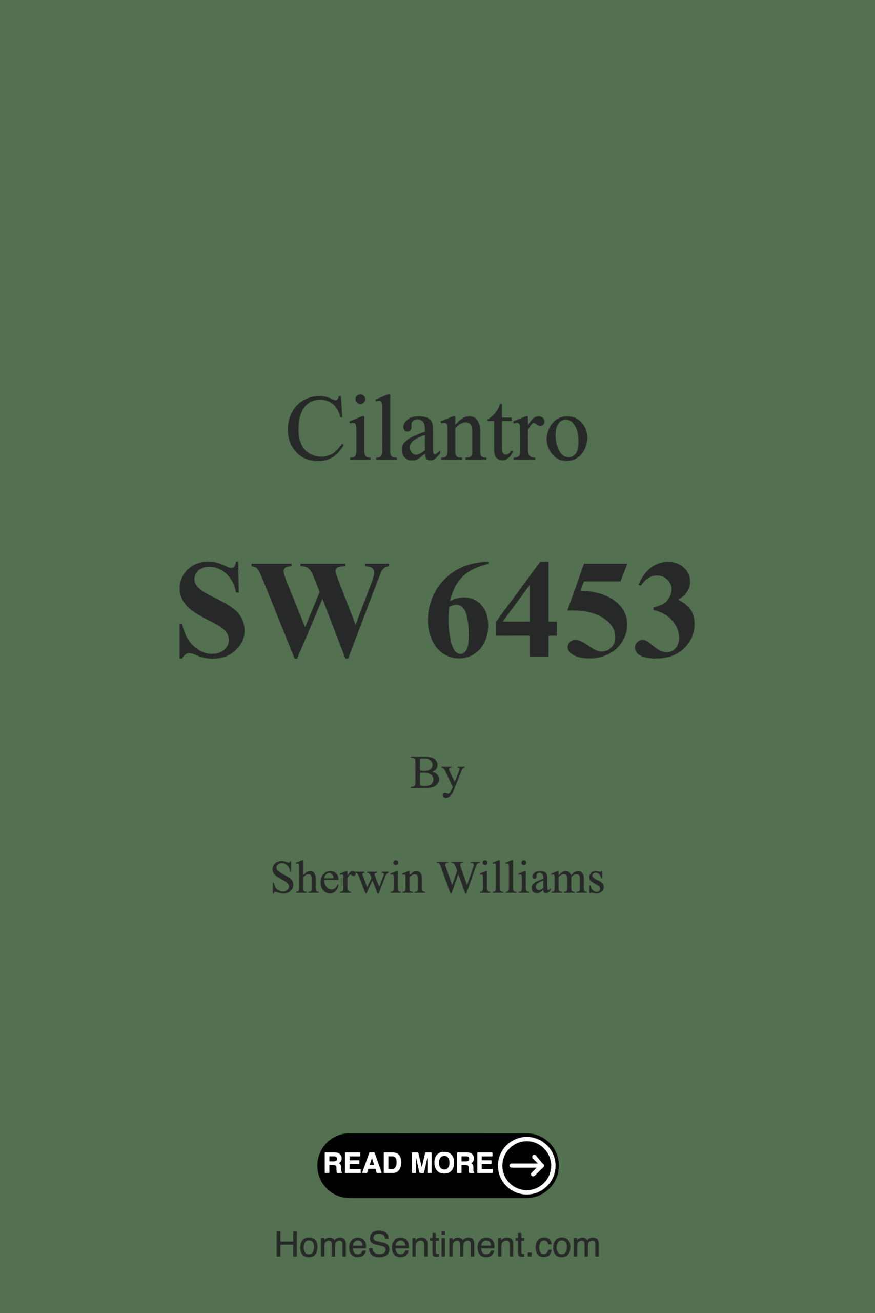 Cilantro SW 6453 by Sherwin Williams