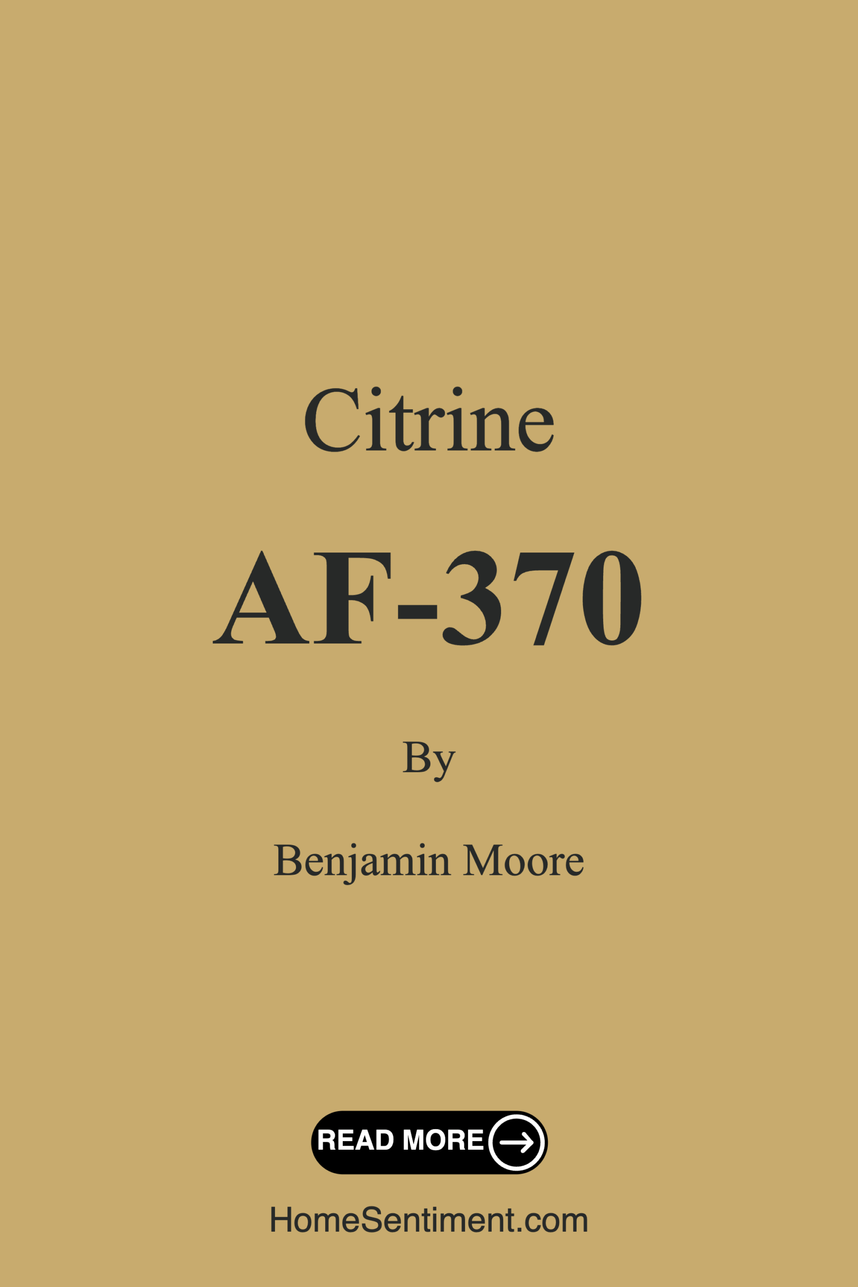 Citrine AF-370 by Benjamin Moore