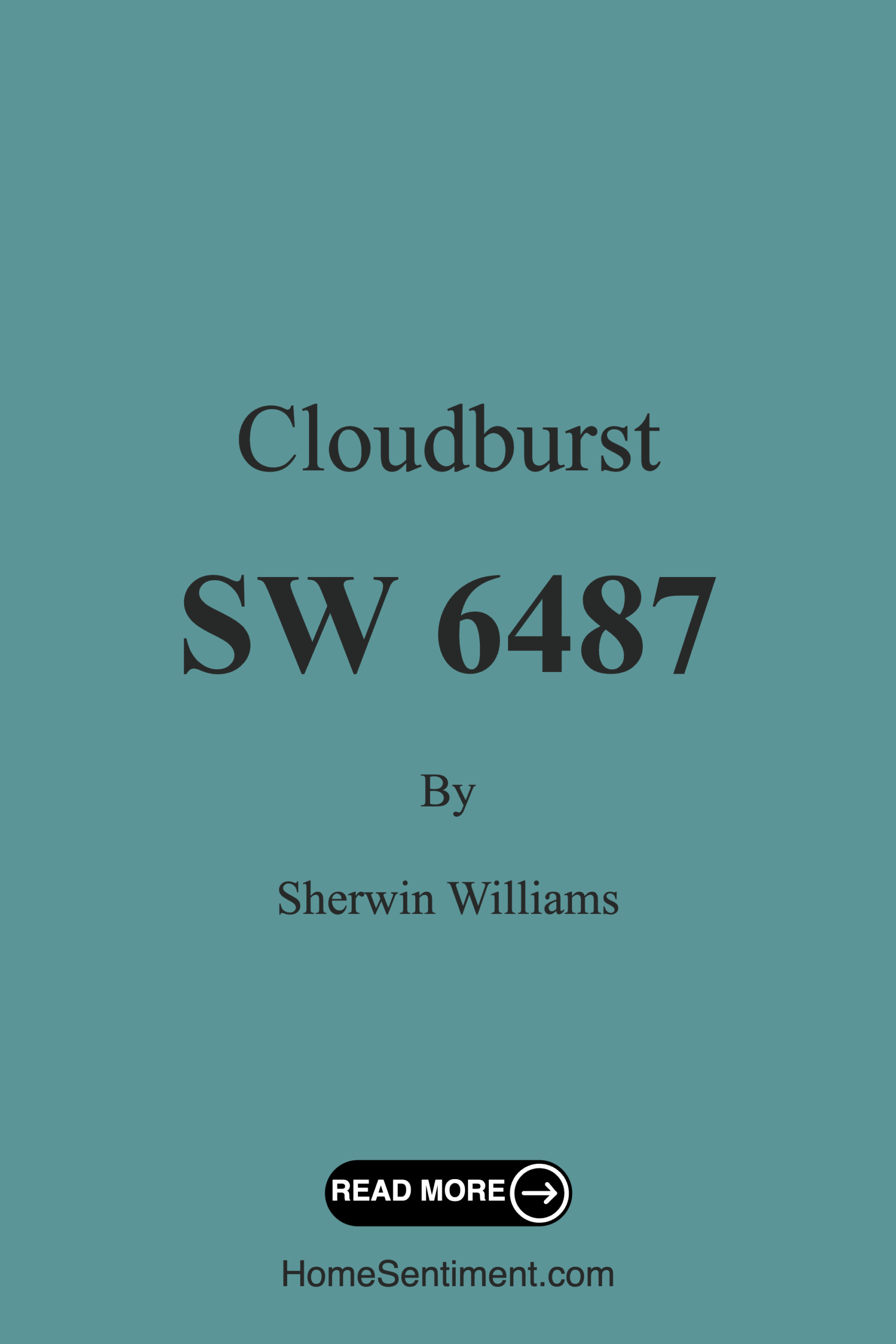 Cloudburst SW 6487 by Sherwin Williams