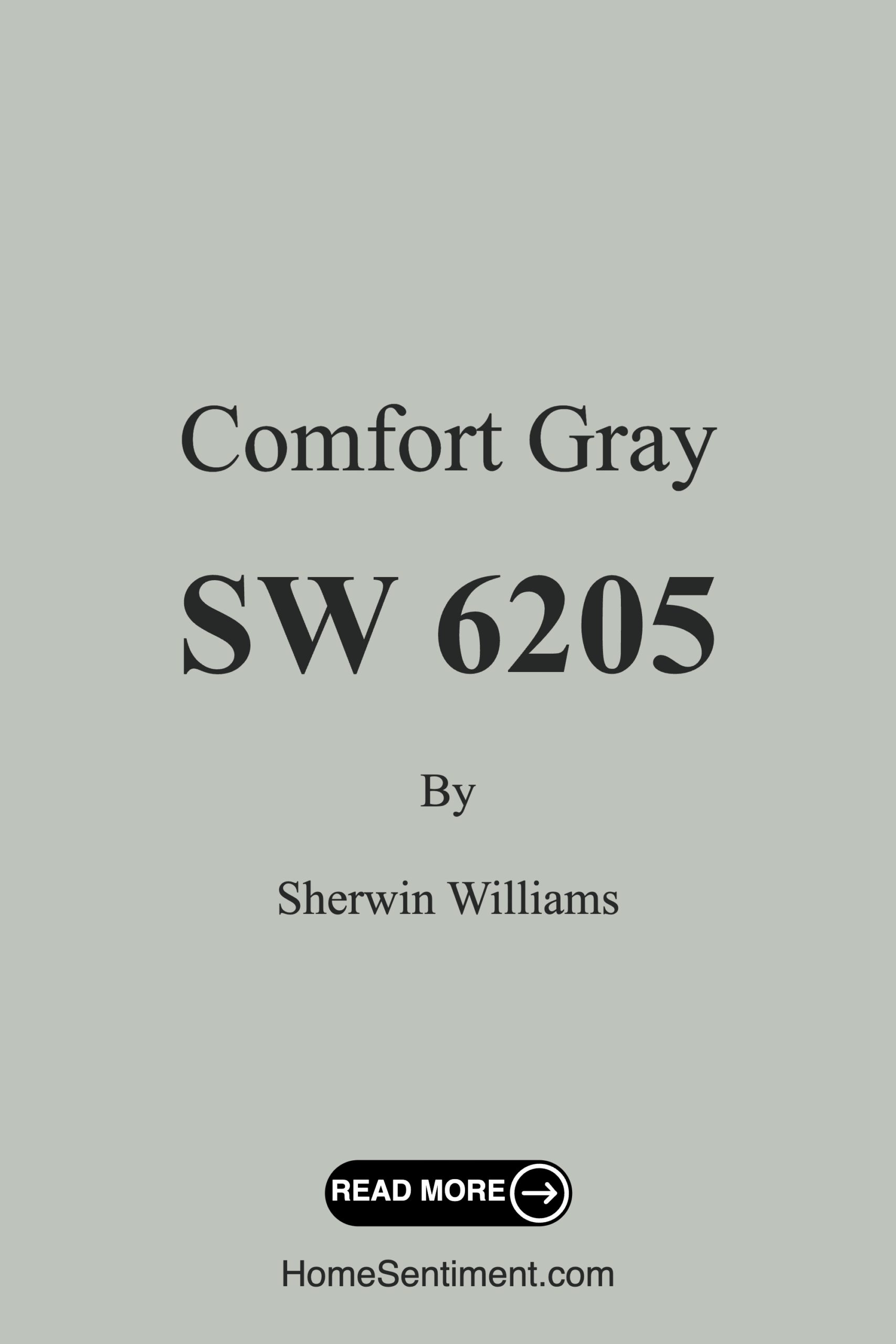 Comfort Gray SW 6205 by Sherwin Williams