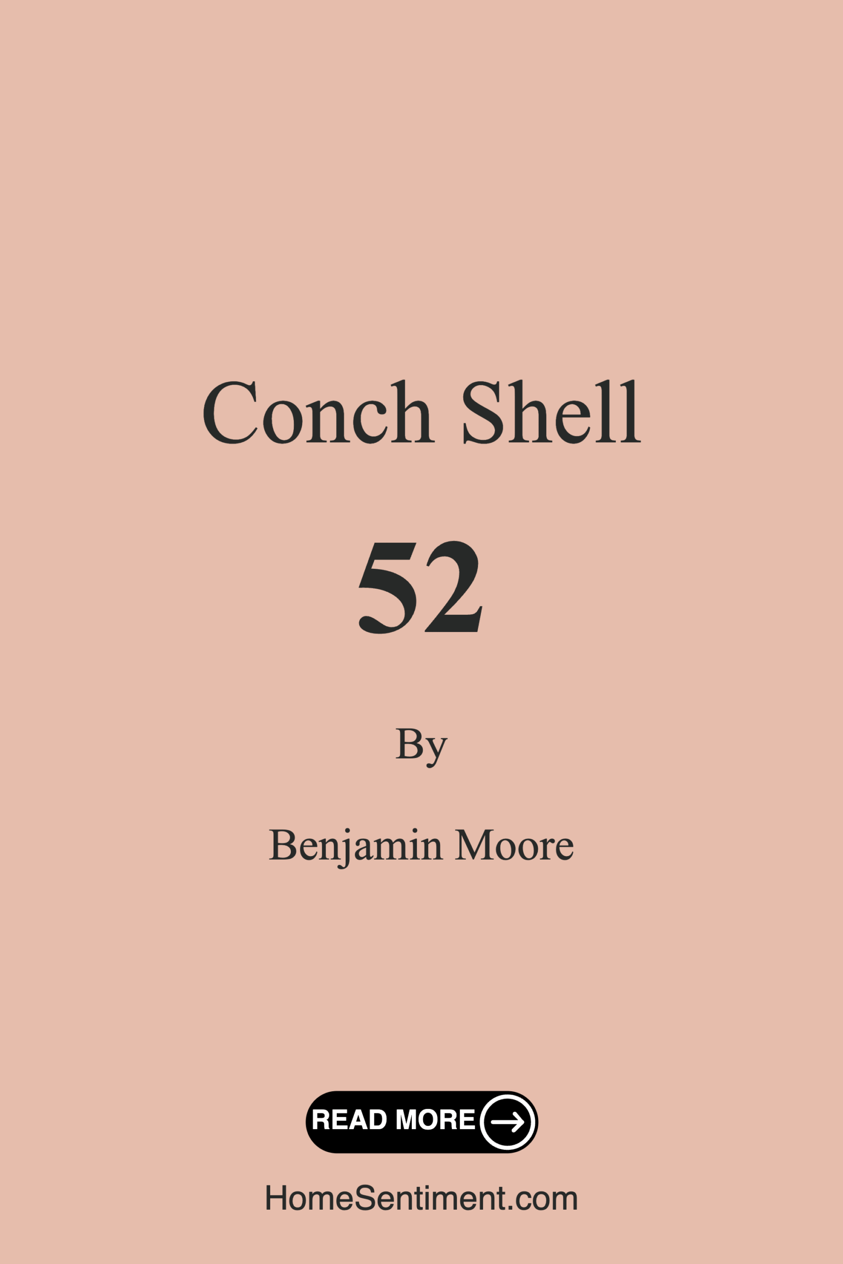 Conch Shell 52 by Benjamin Moore