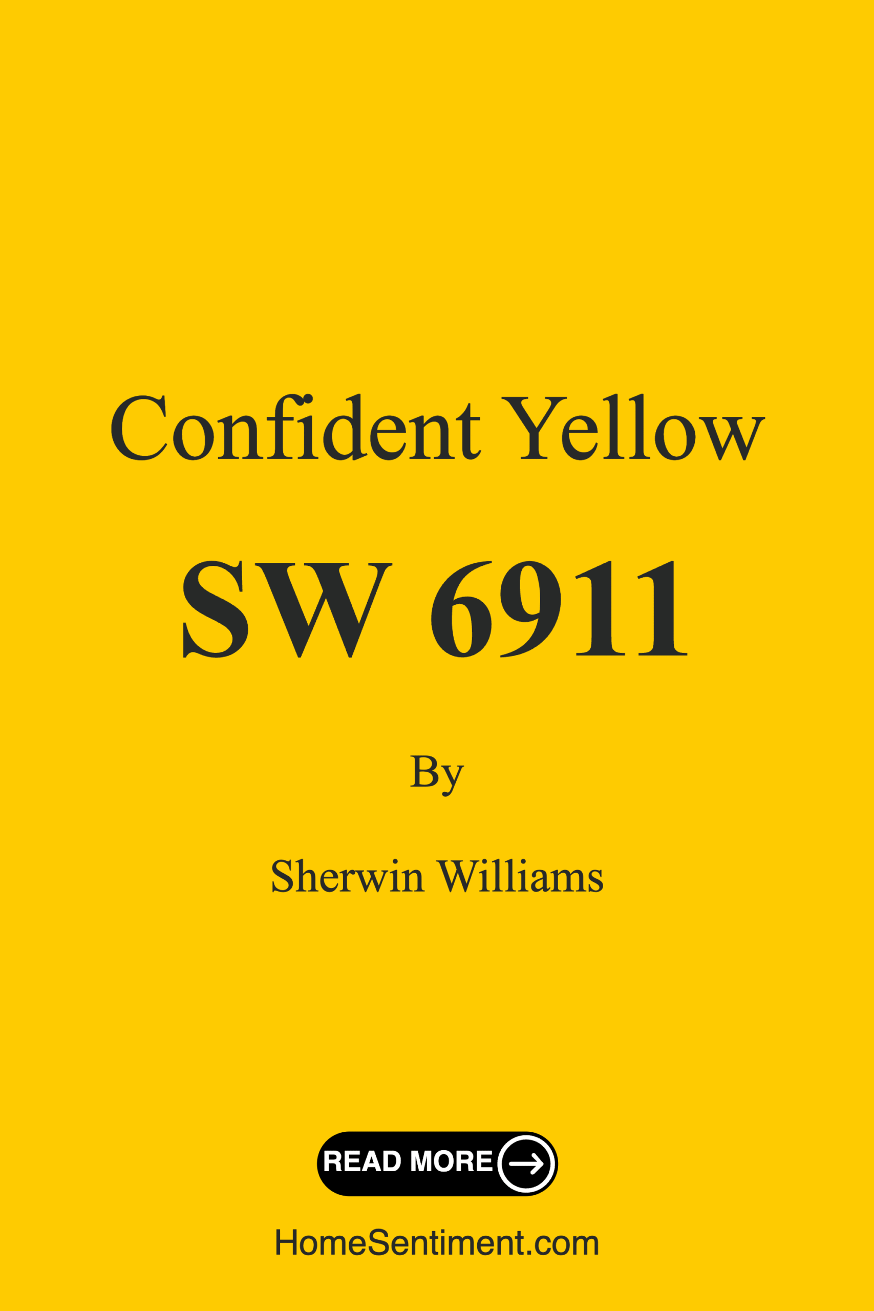 Confident Yellow SW 6911 by Sherwin Williams