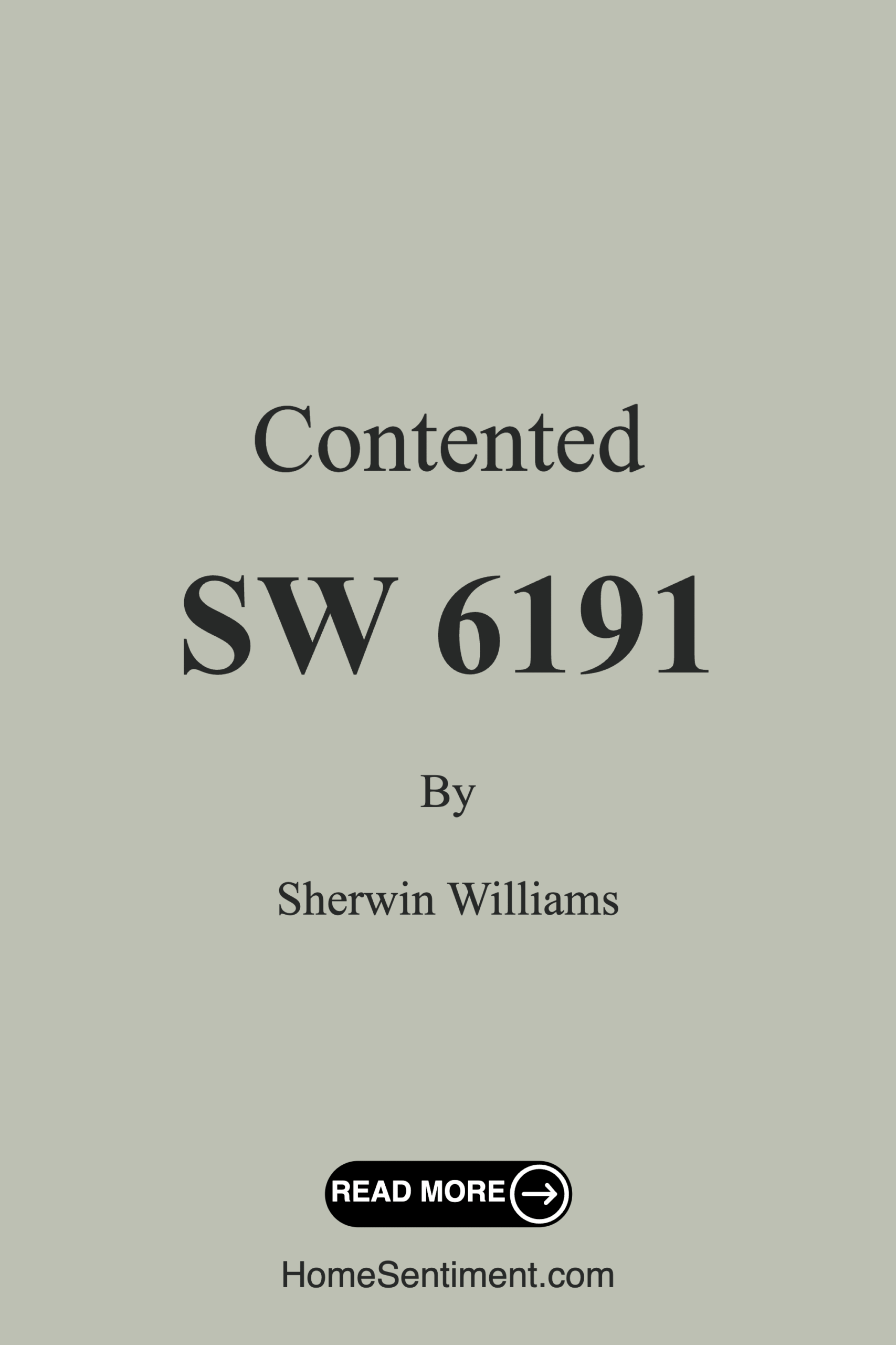 Contented SW 6191 by Sherwin Williams