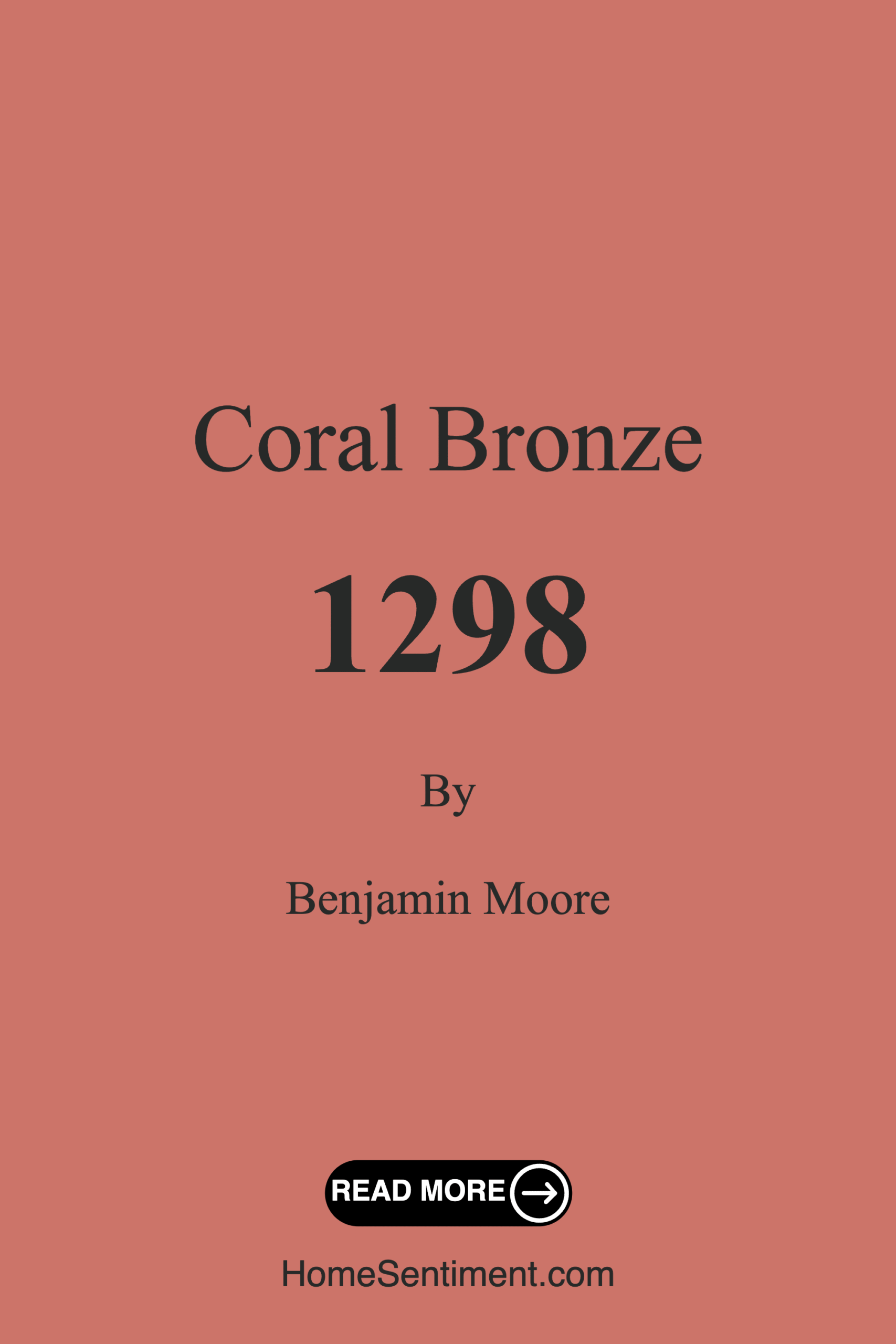 Coral Bronze 1298 by Benjamin Moore