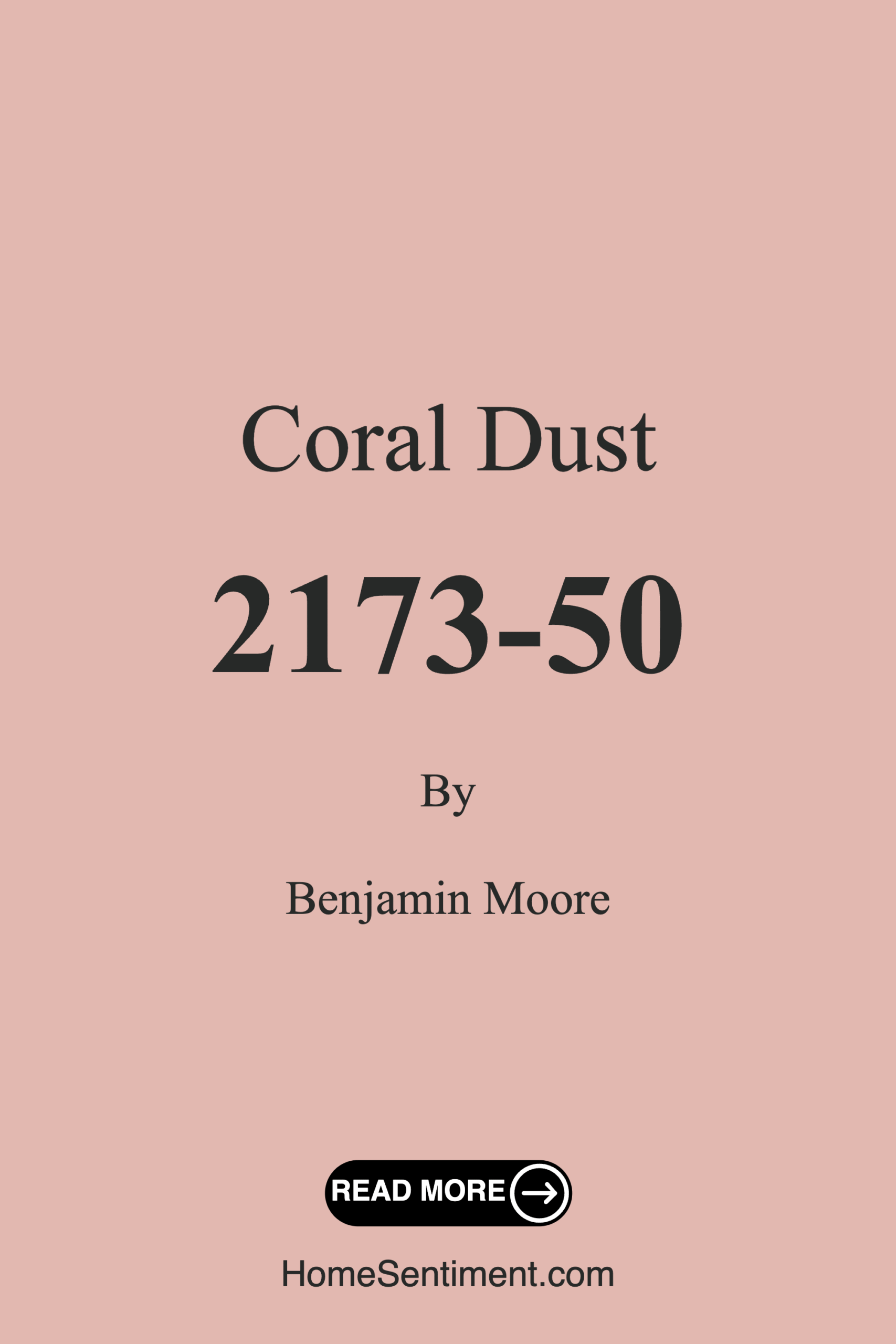 Coral Dust 2173-50 by Benjamin Moore