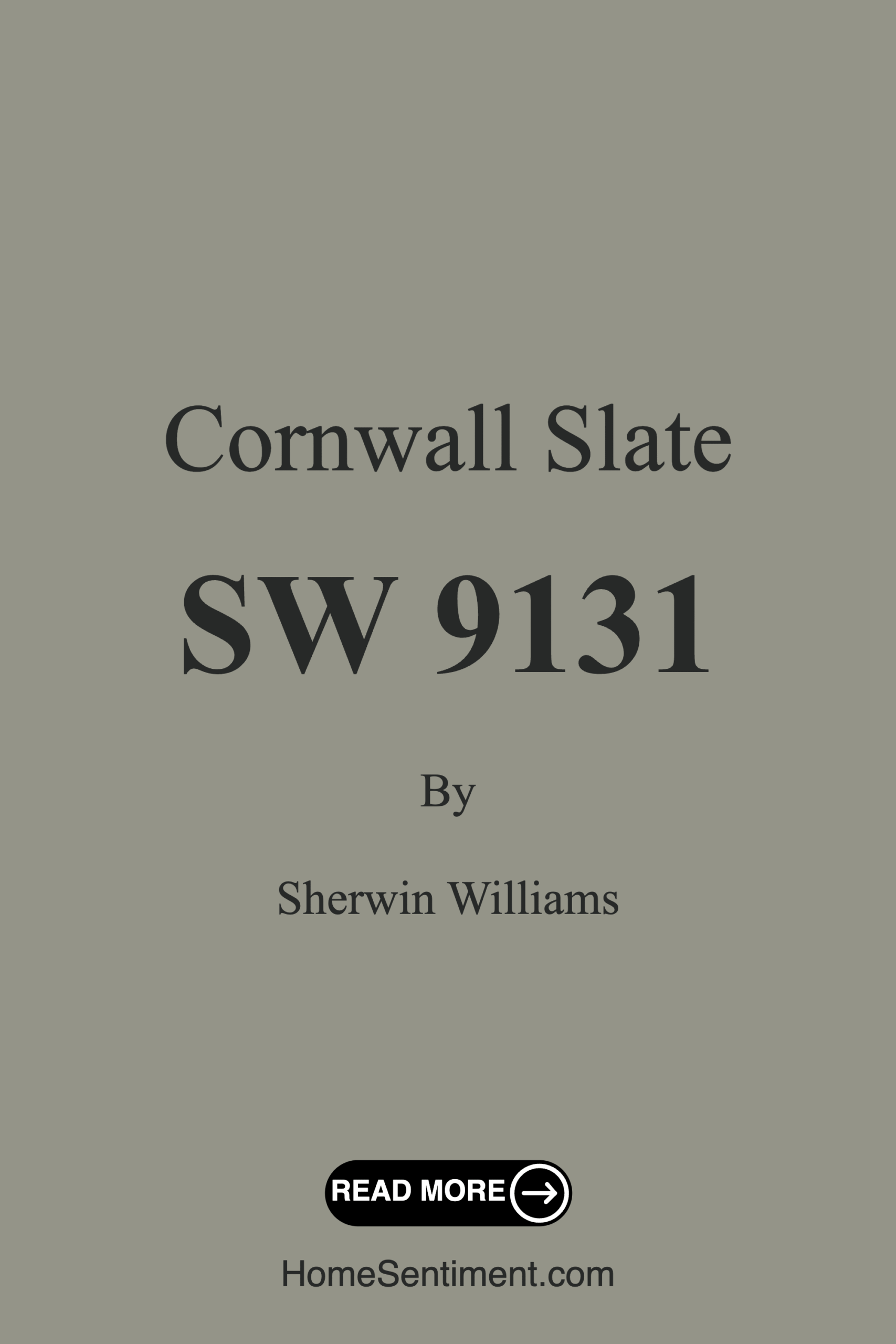 Cornwall Slate SW 9131 by Sherwin Williams