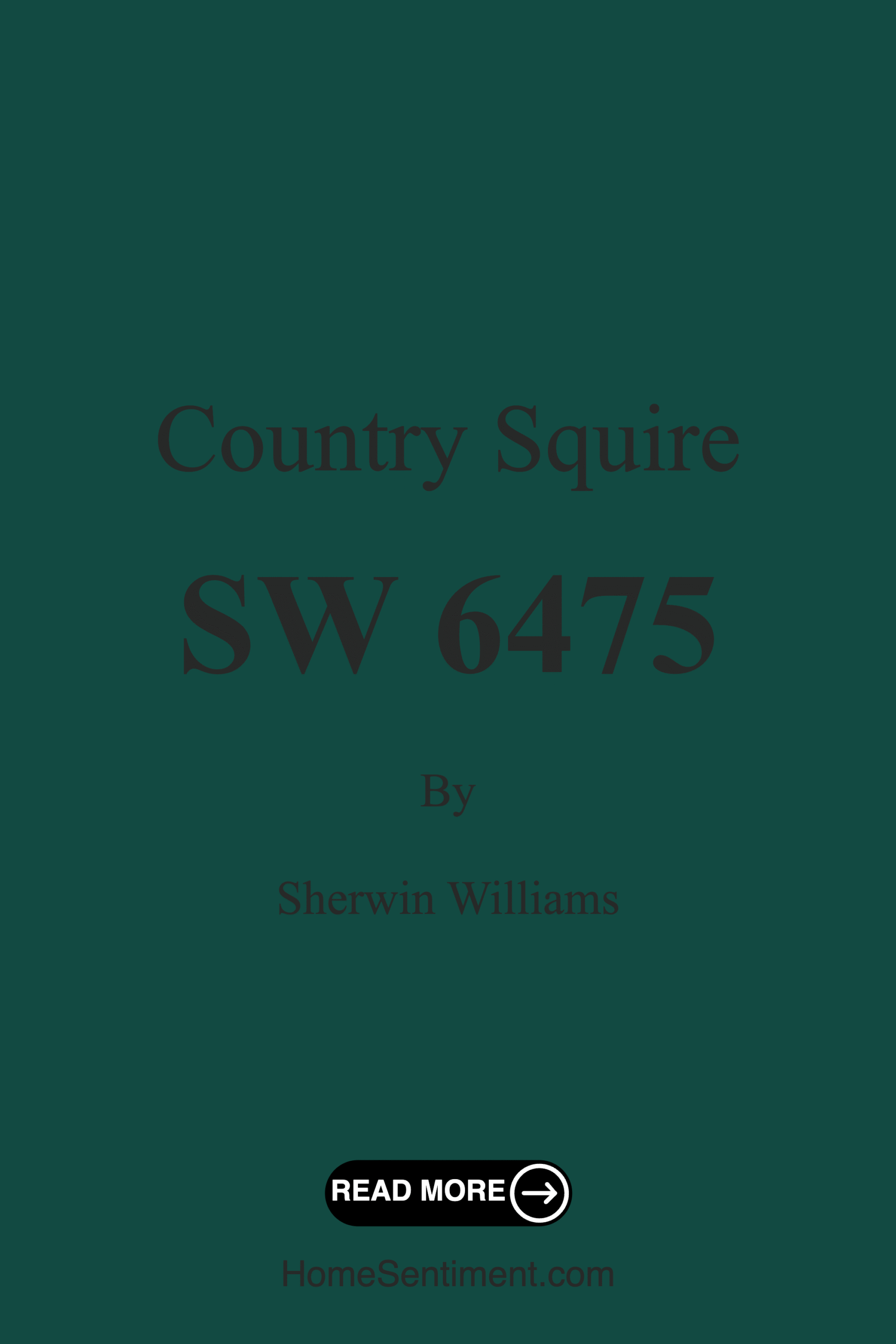 Country Squire SW 6475 by Sherwin Williams