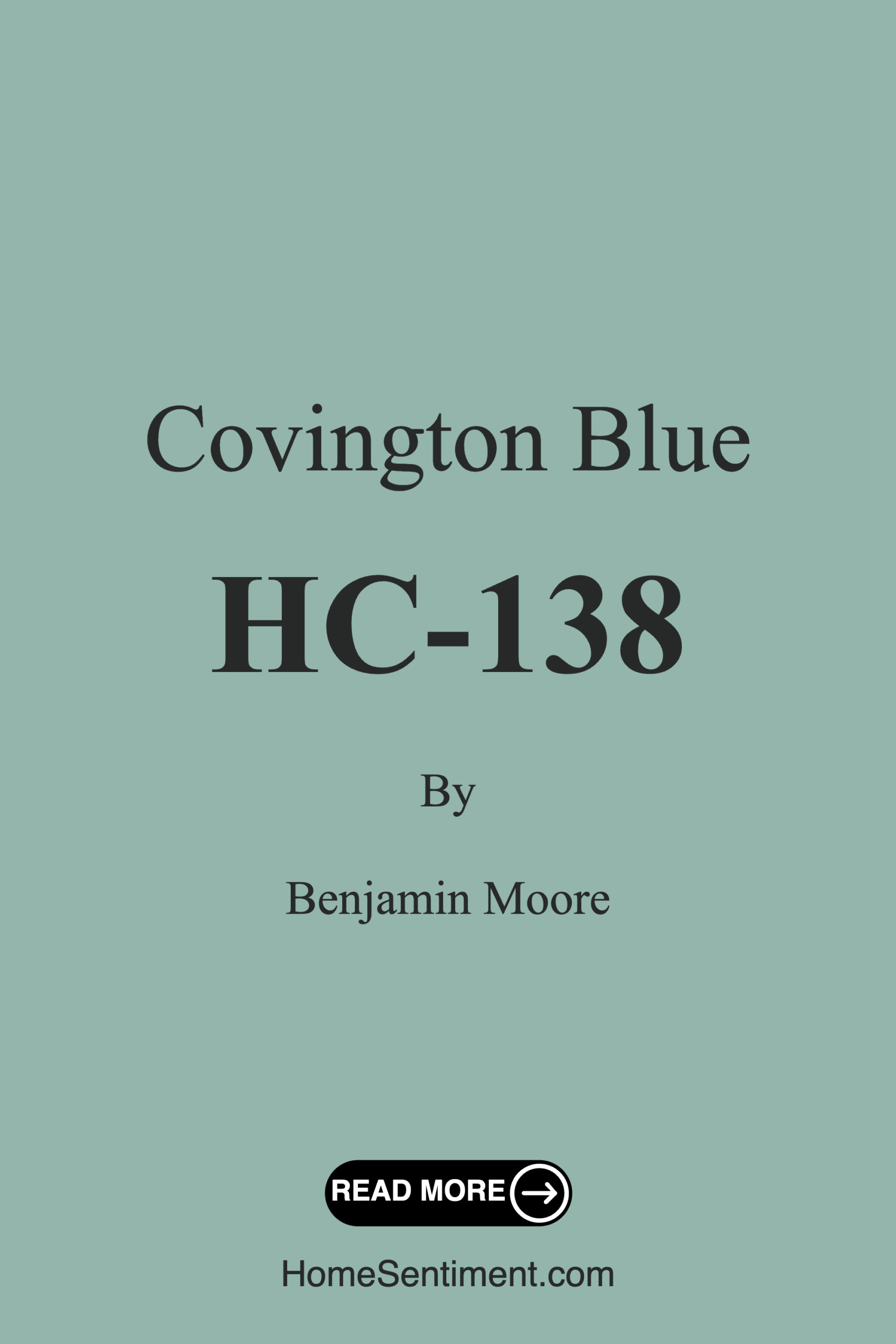 Covington Blue HC-138 by Benjamin Moore