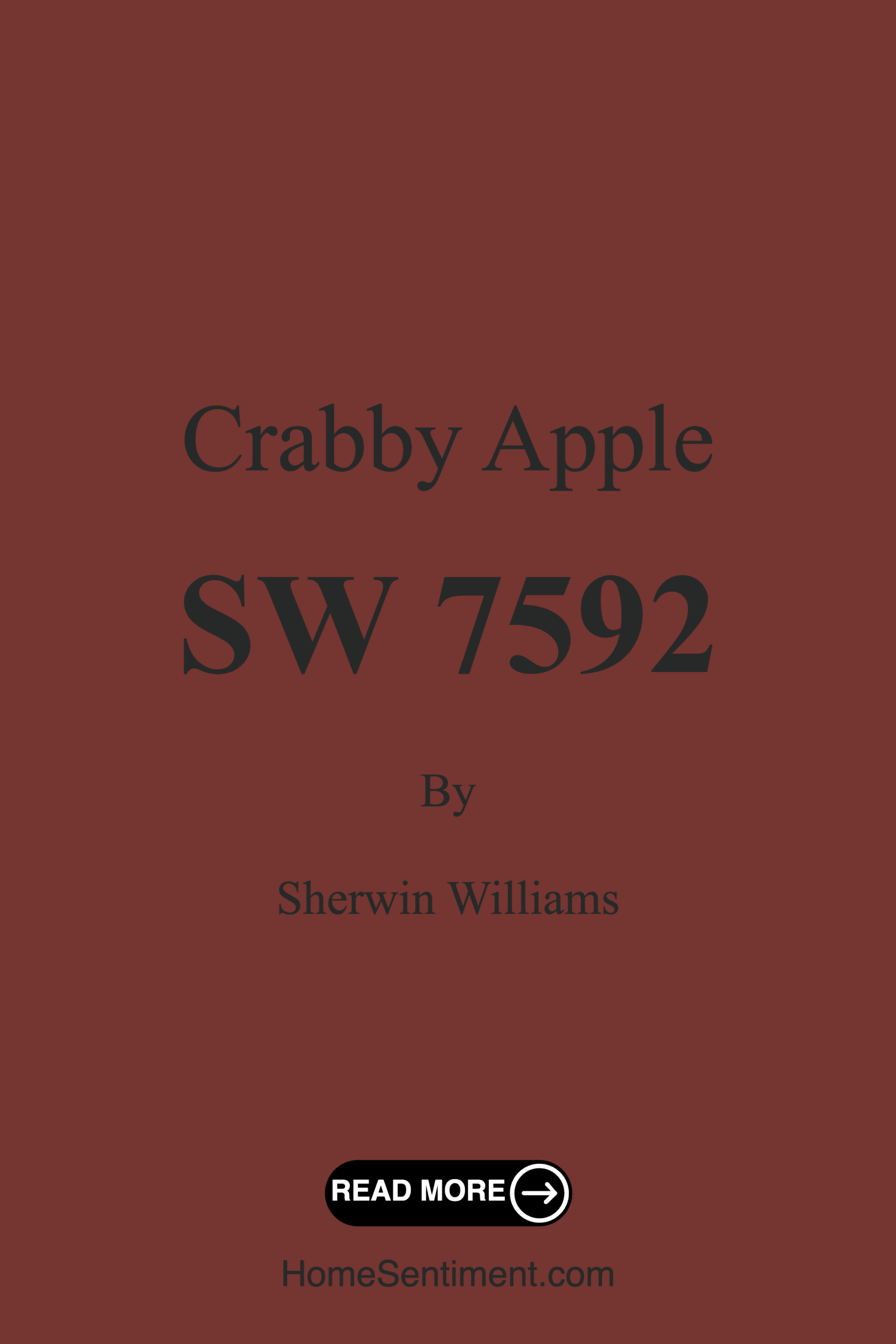 Crabby Apple SW 7592 by Sherwin Williams