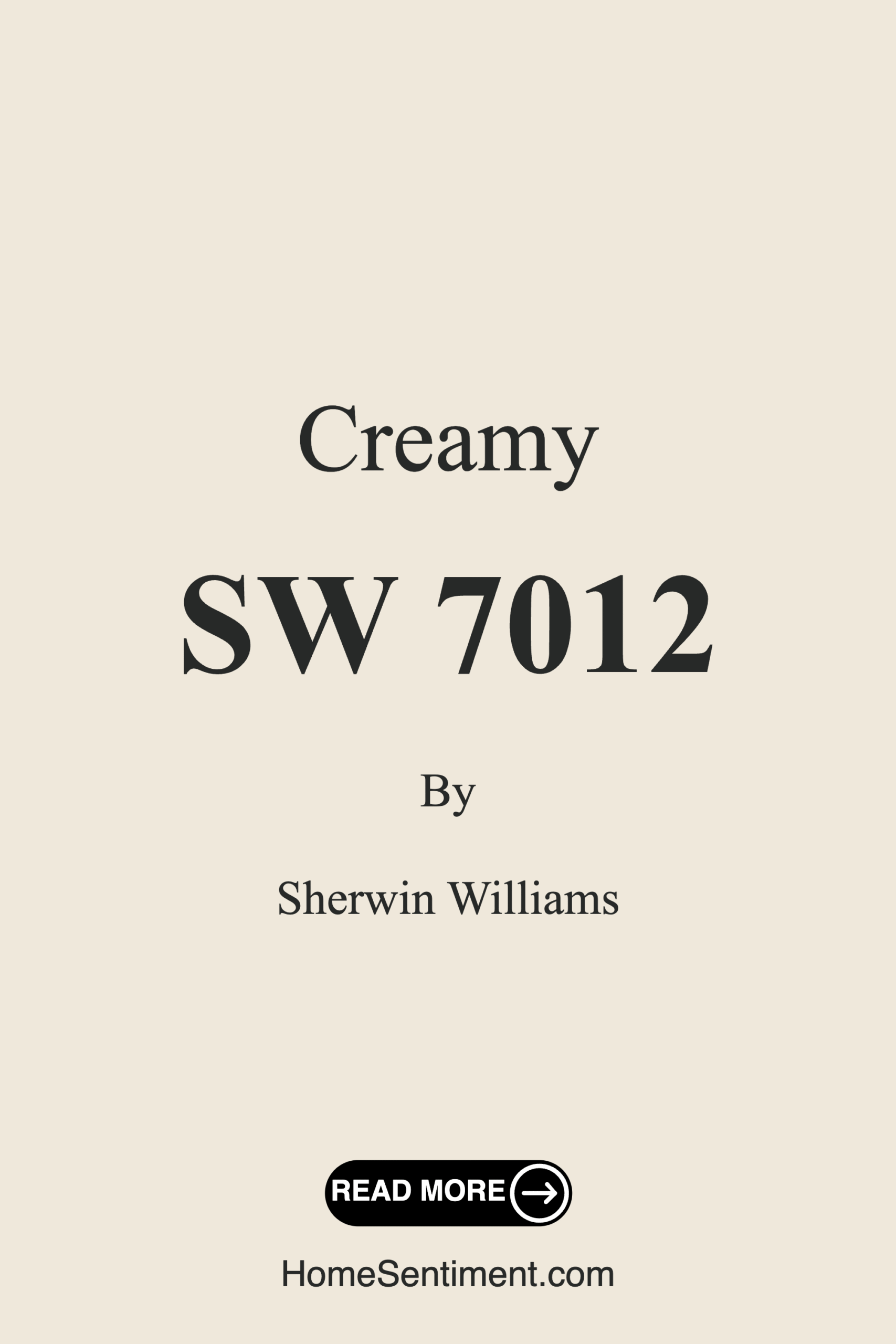 Creamy SW 7012 by Sherwin Williams