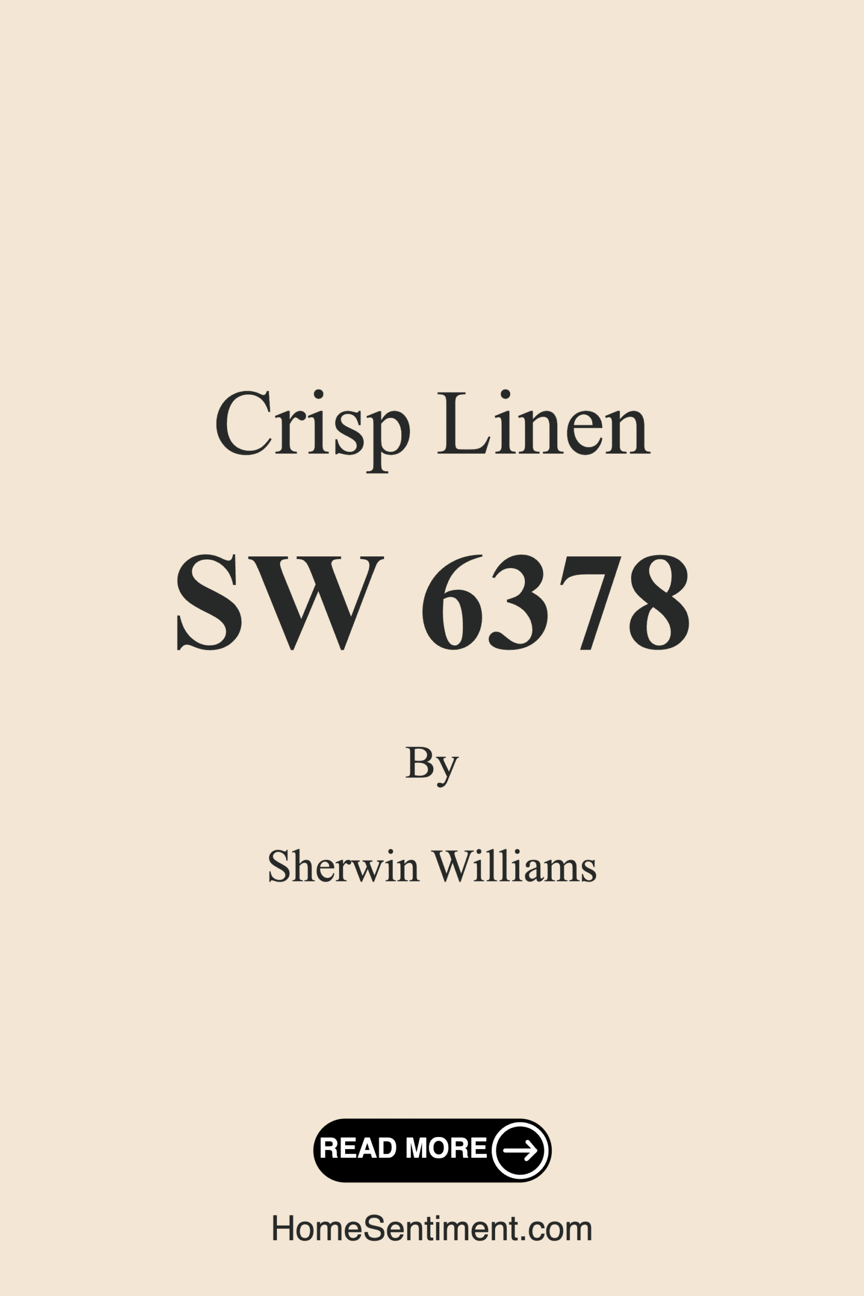 Crisp Linen SW 6378 by Sherwin Williams