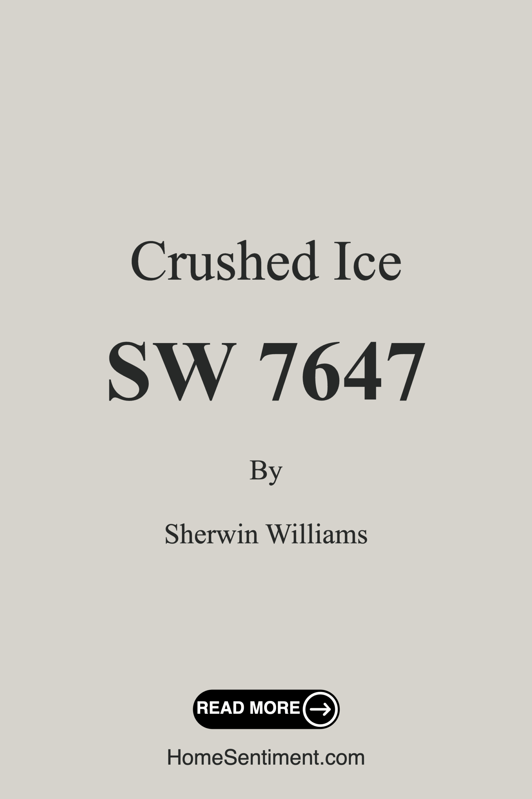Crushed Ice SW 7647 by Sherwin Williams