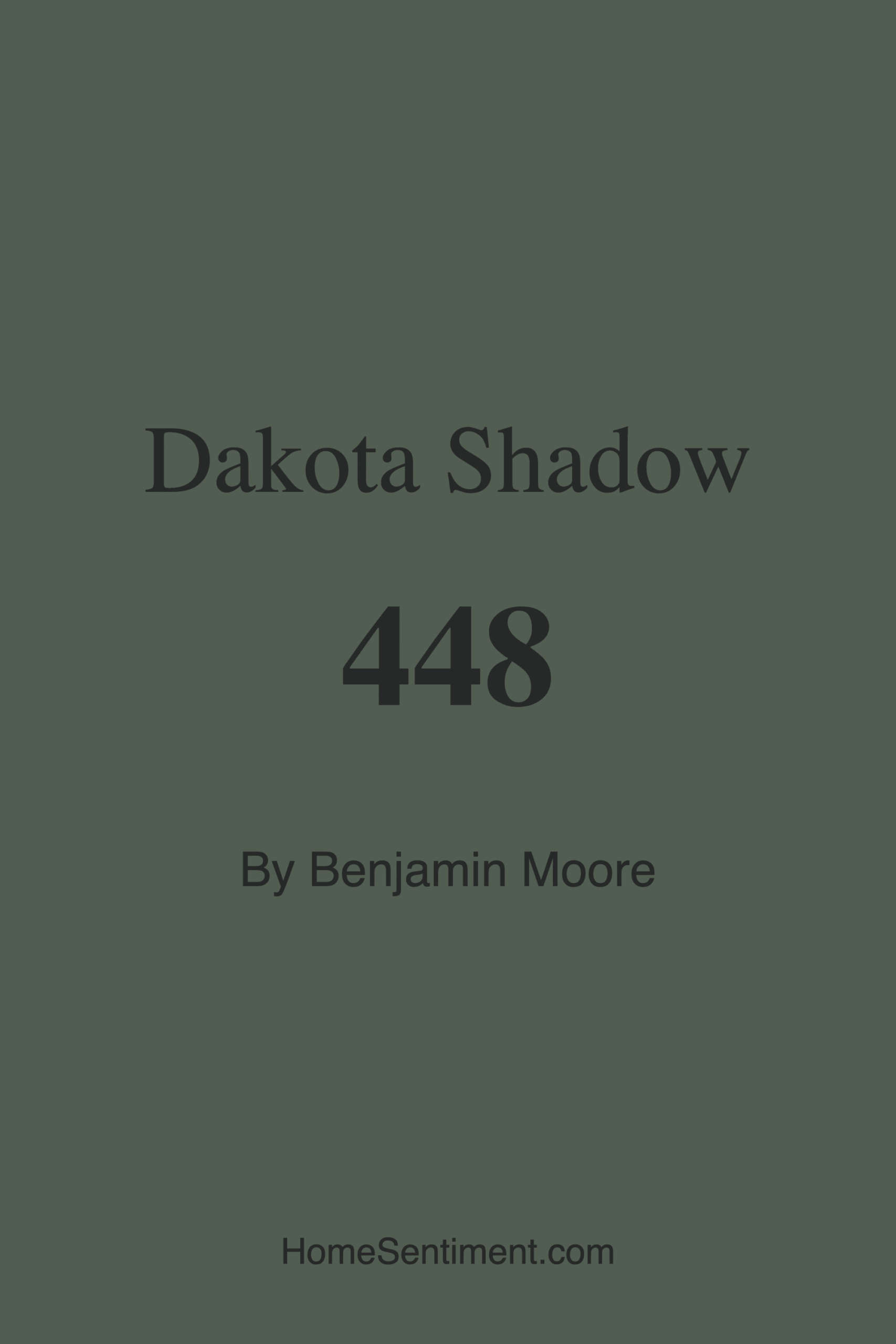 Dakota Shadow 448 by Benjamin Moore