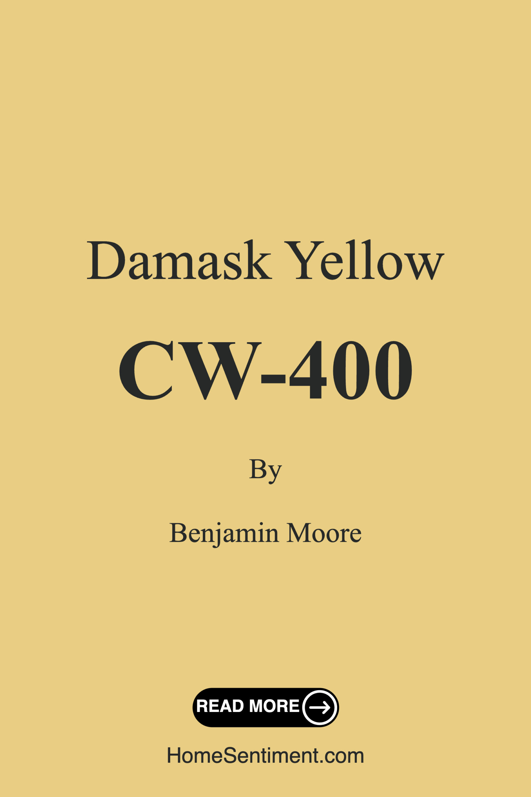 Damask Yellow CW-400 by Benjamin Moore