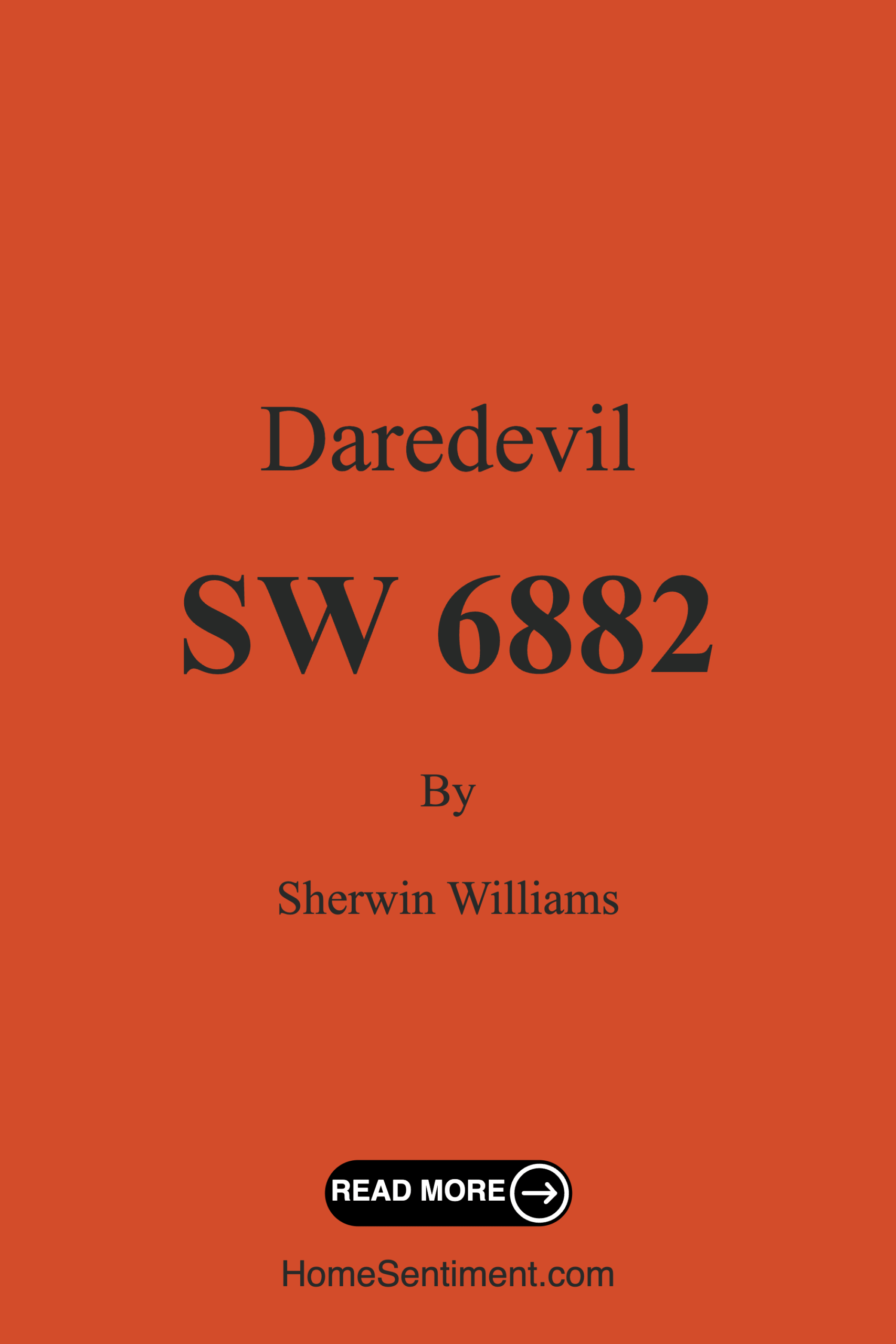 Daredevil SW 6882 by Sherwin Williams